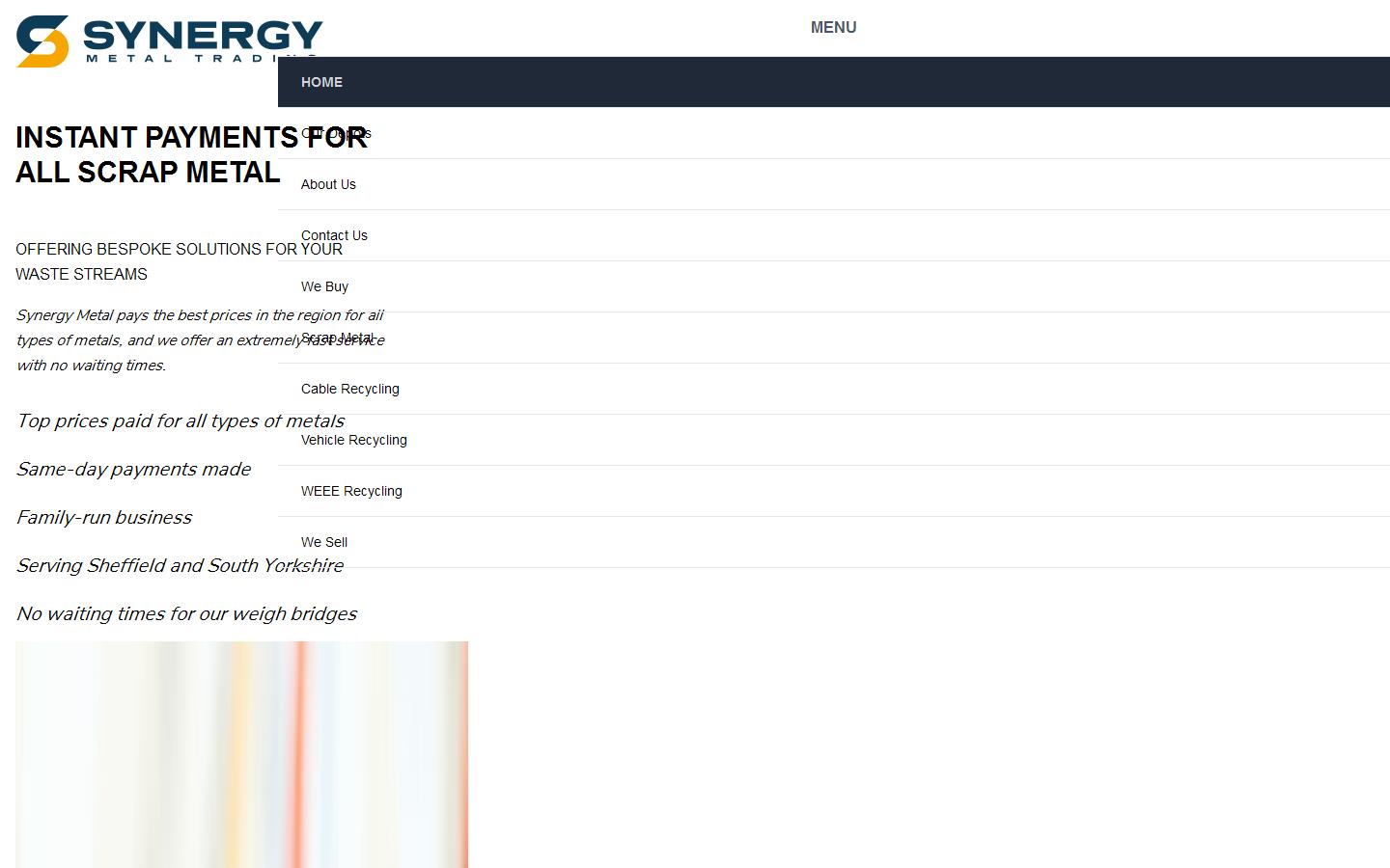 Synergy Metal Trading Website