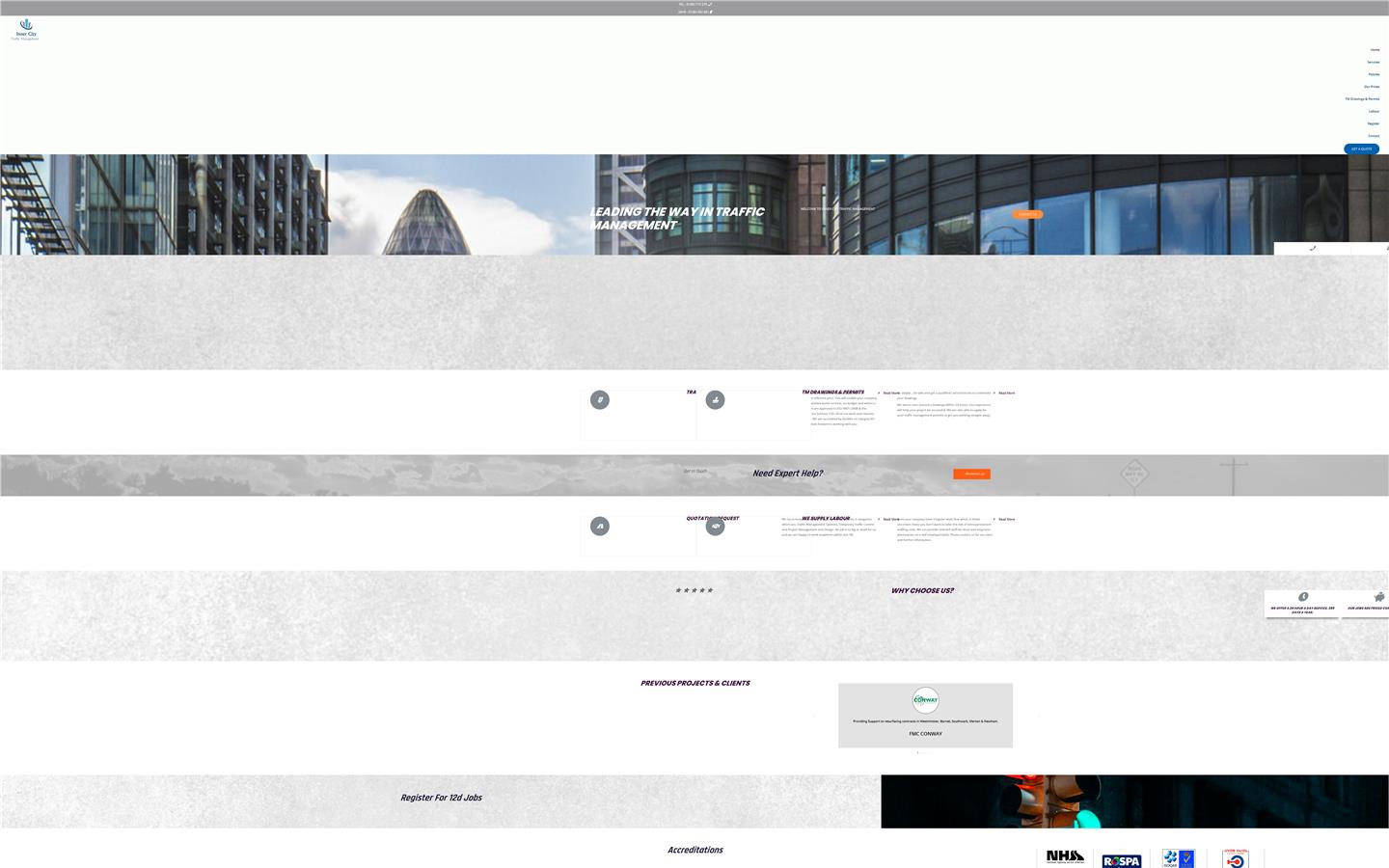 Inner City Traffic Management Website