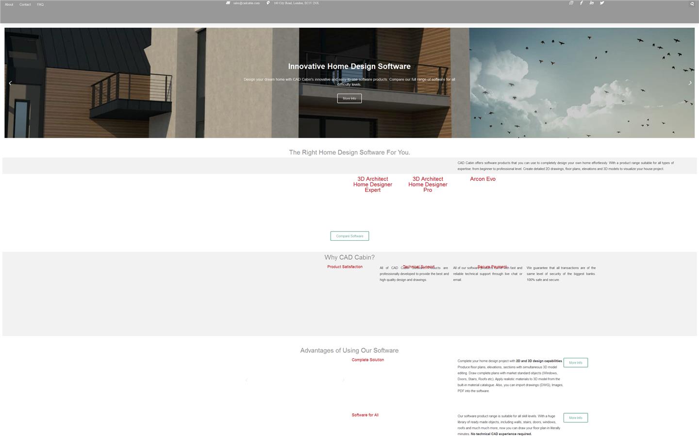 CAD Cabin Ltd Website