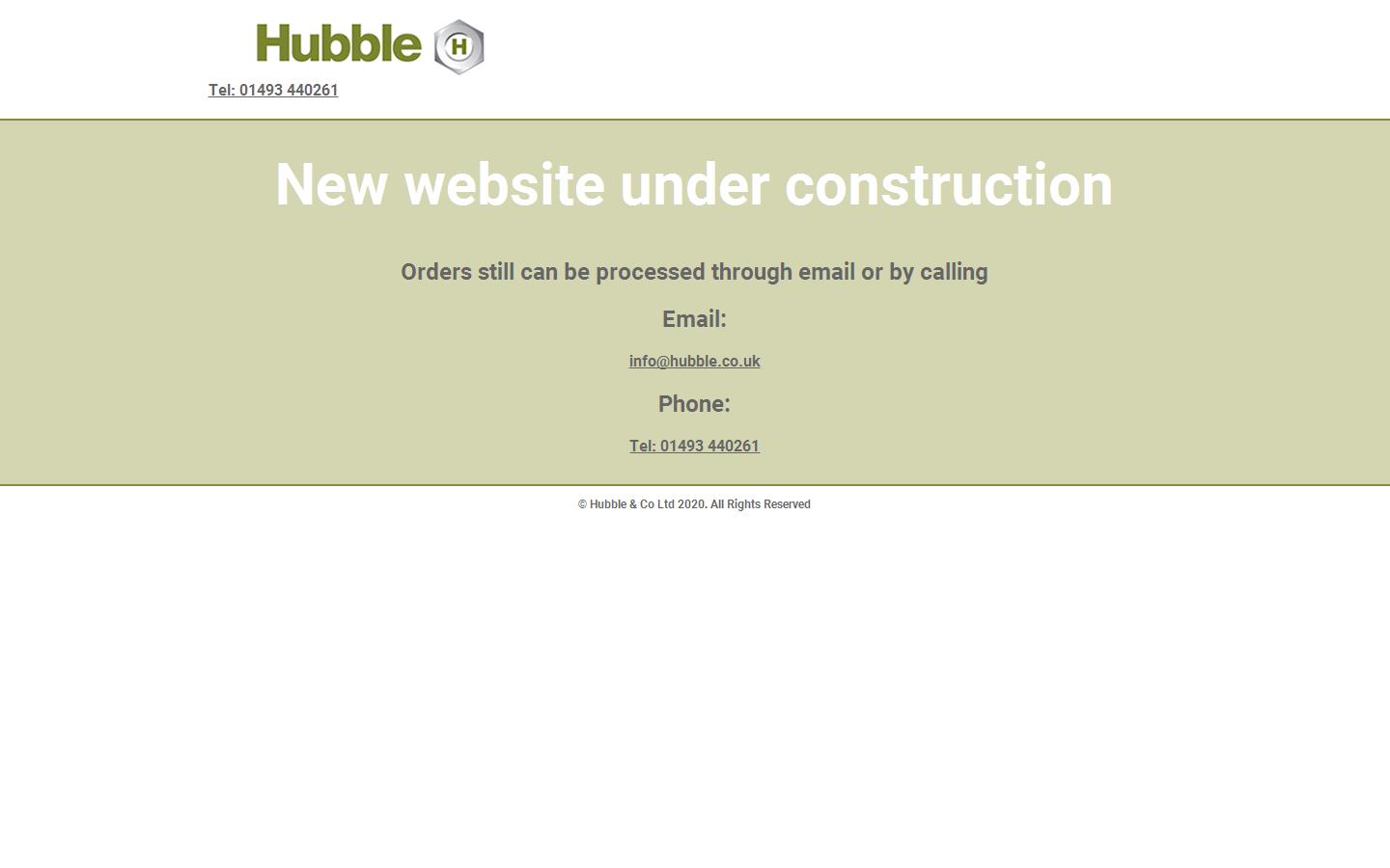 Hubble & Co Ltd Website