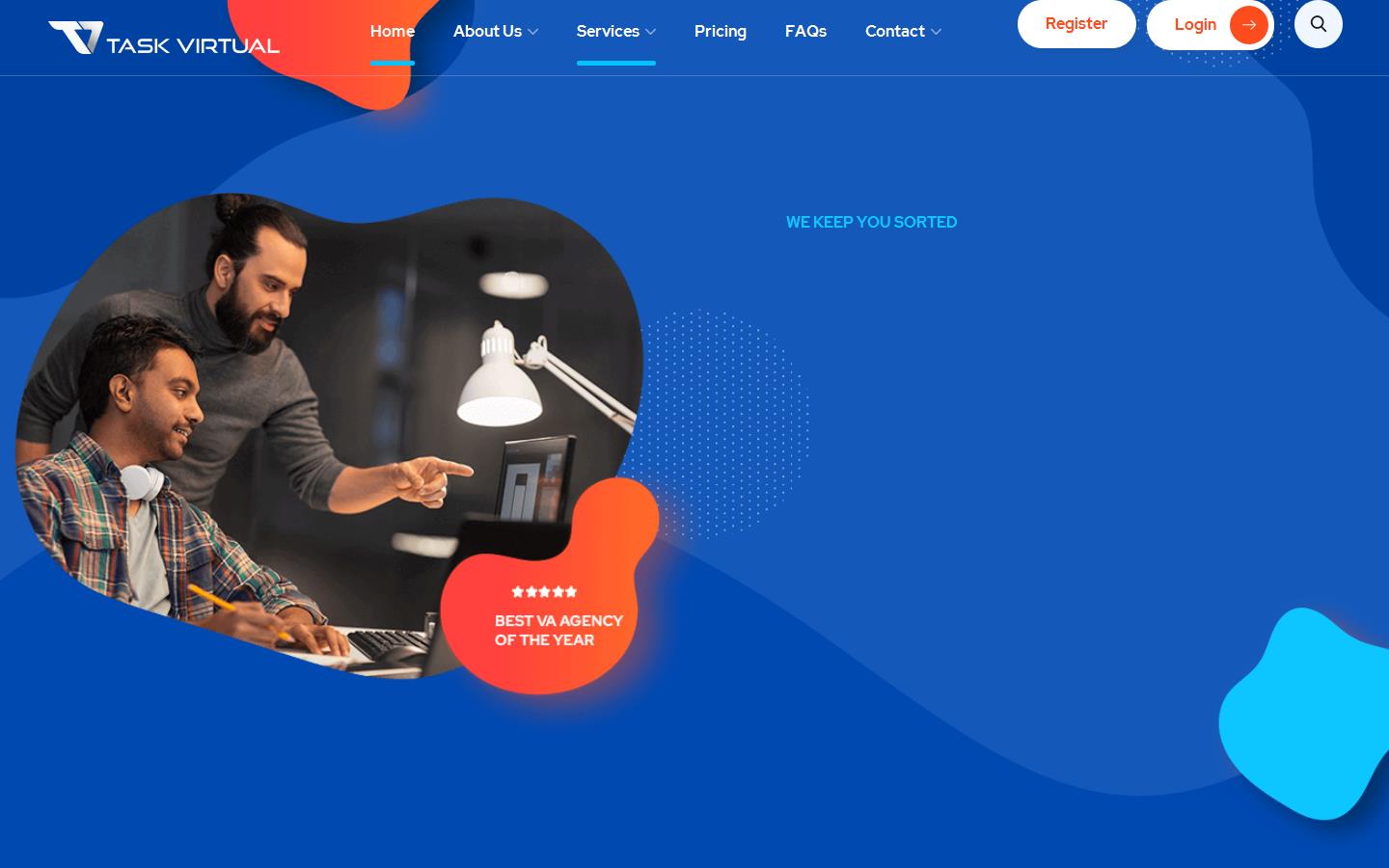Task Virtual - Virtual Assistant Company Website
