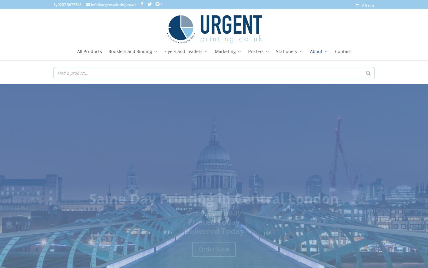 Urgent Printing Website