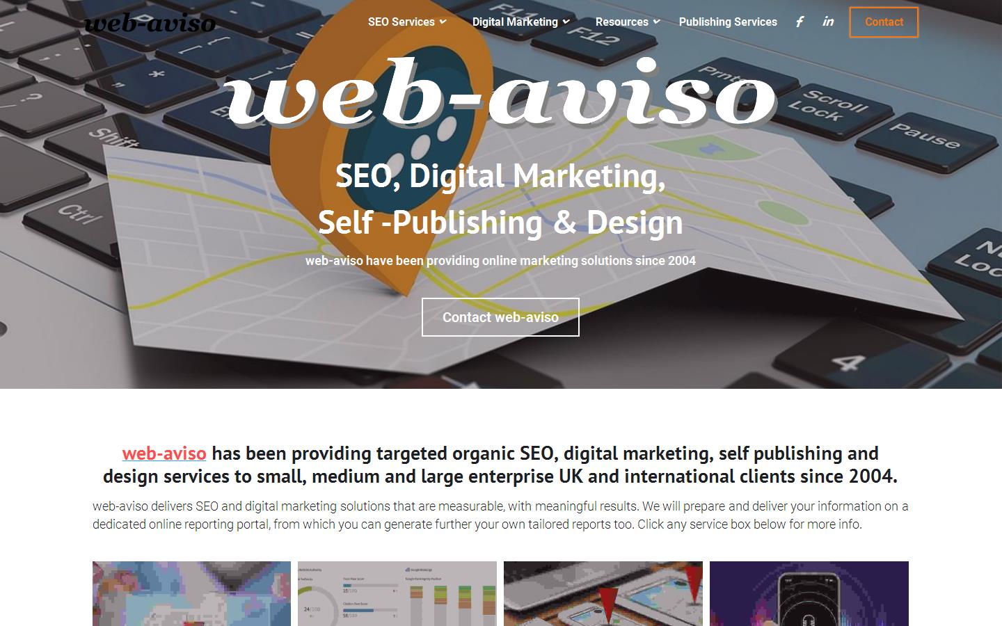 web-aviso Website