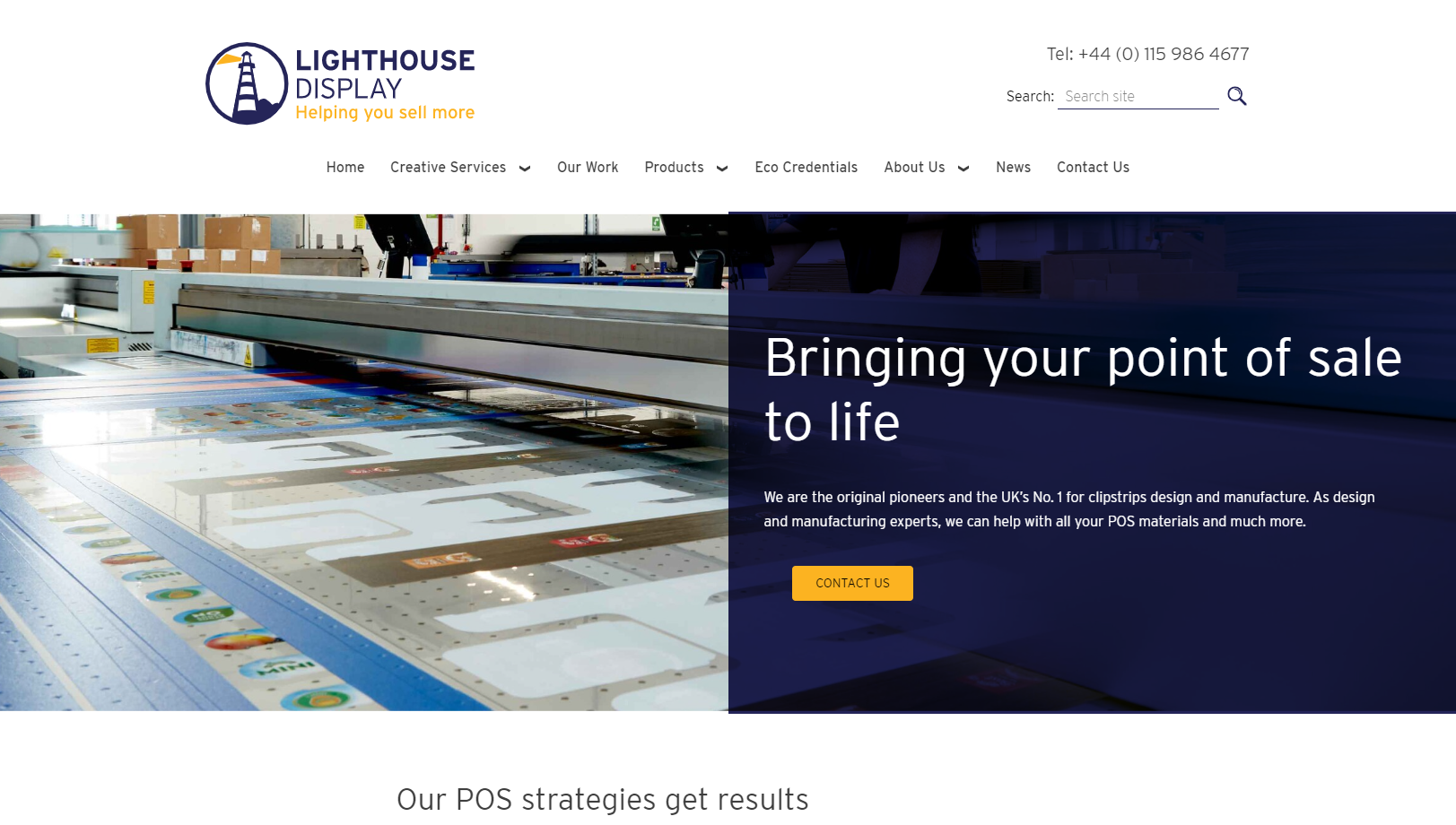 Lighthouse Display Website