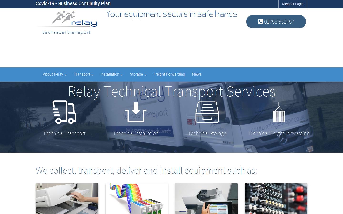 Relay Technical Transport Website