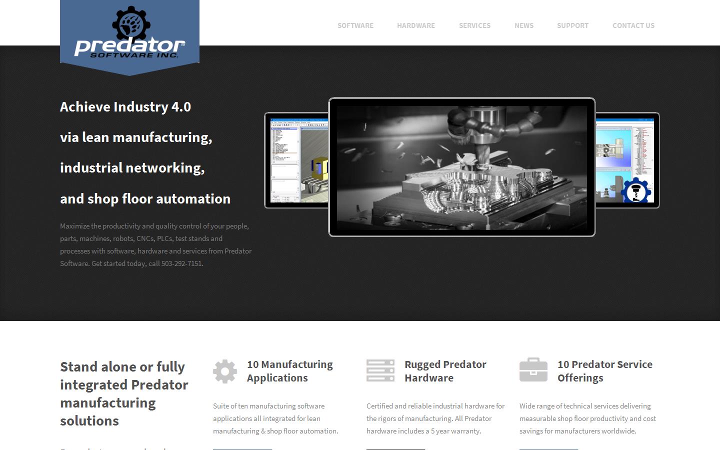 Predator Software Ltd Website