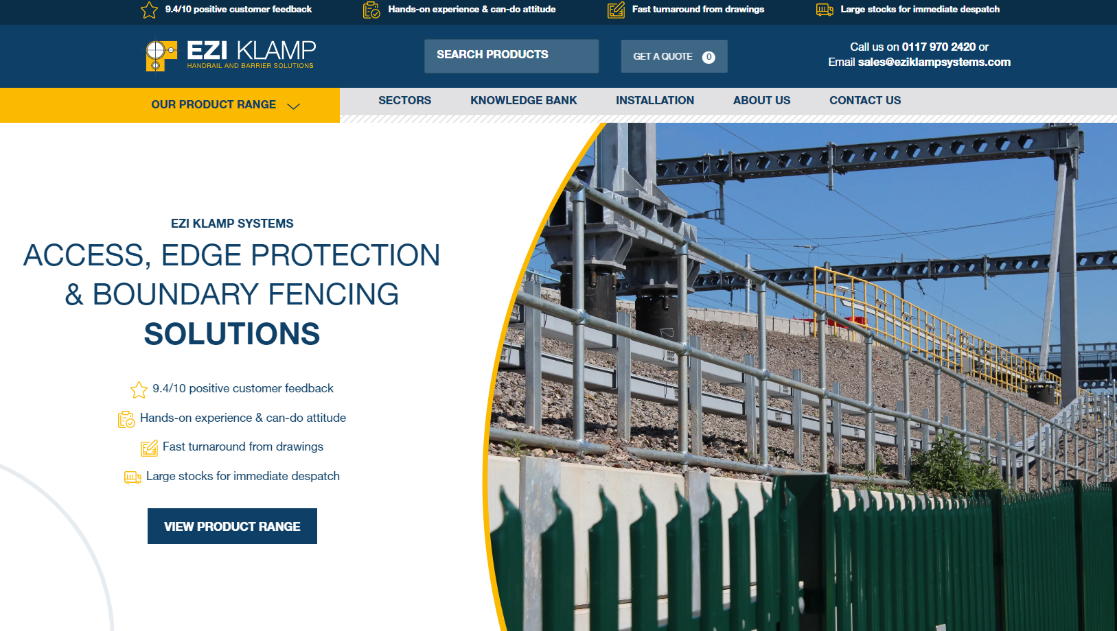 Ezi Klamp Systems Website