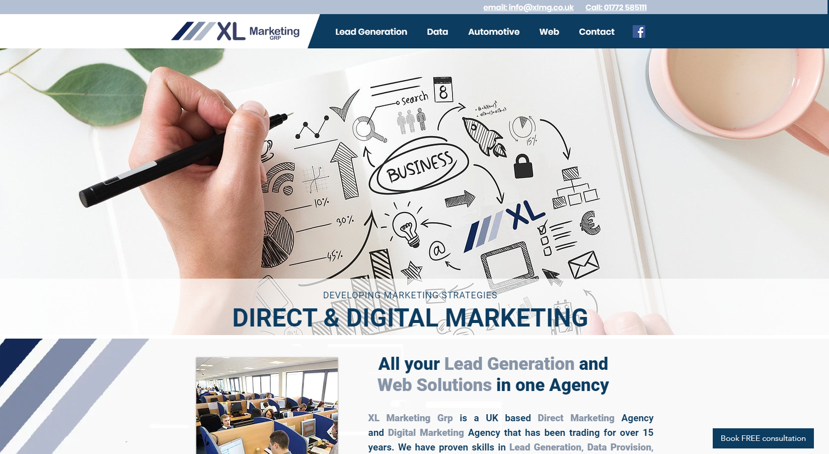 XL Marketing Website