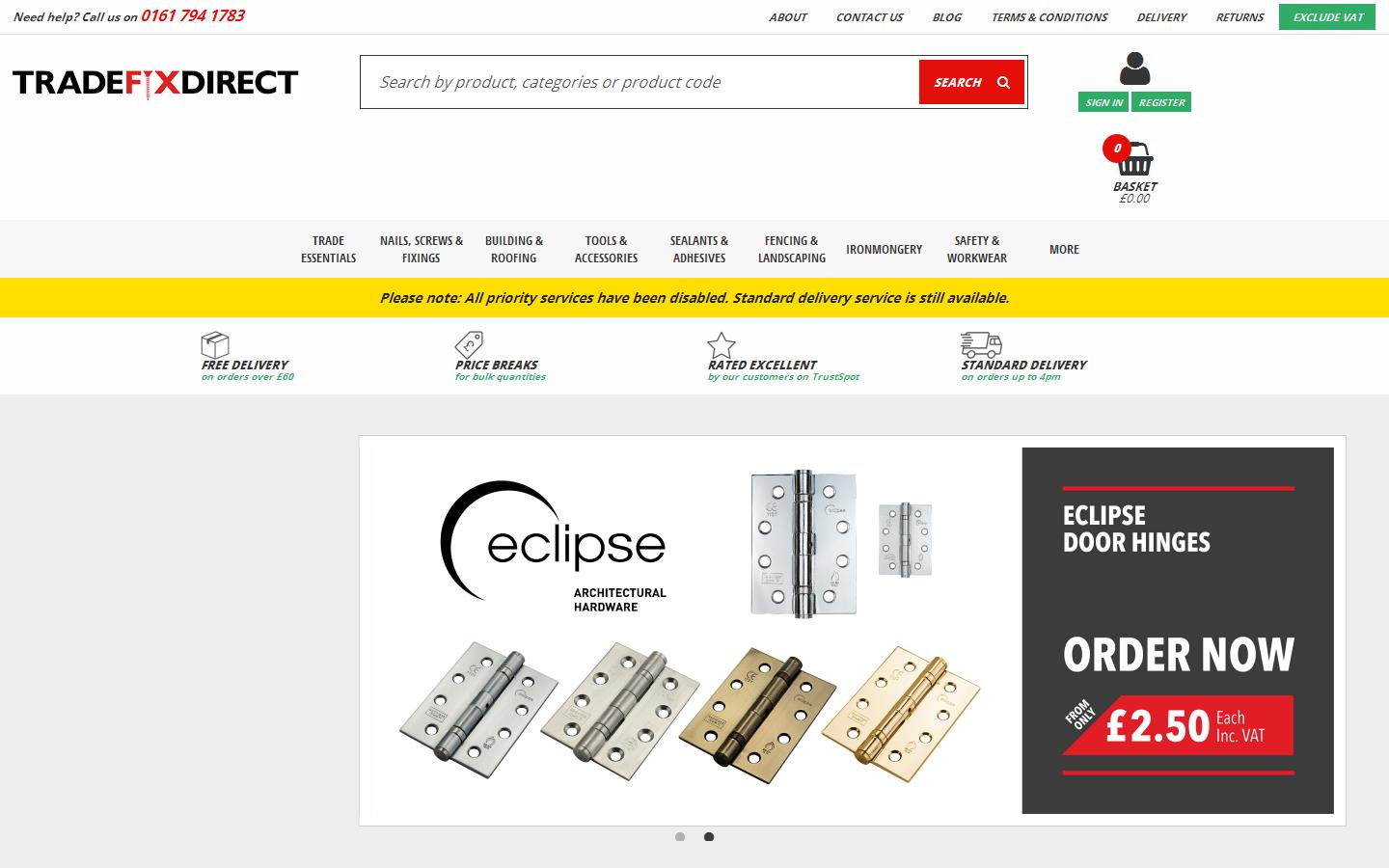 Trade Fix Direct Website