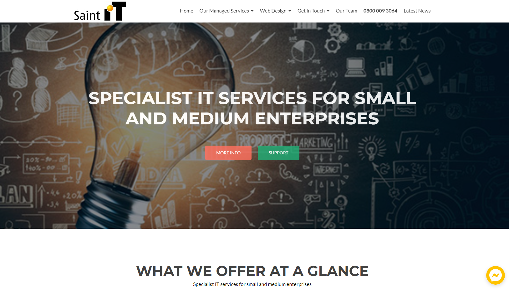 Saint IT Ltd  Website