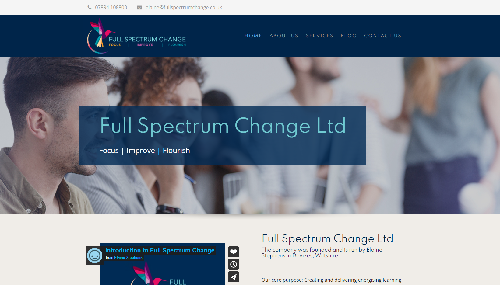 Full Spectrum Change Ltd Website