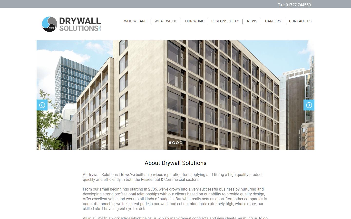 Drywall Solutions Website