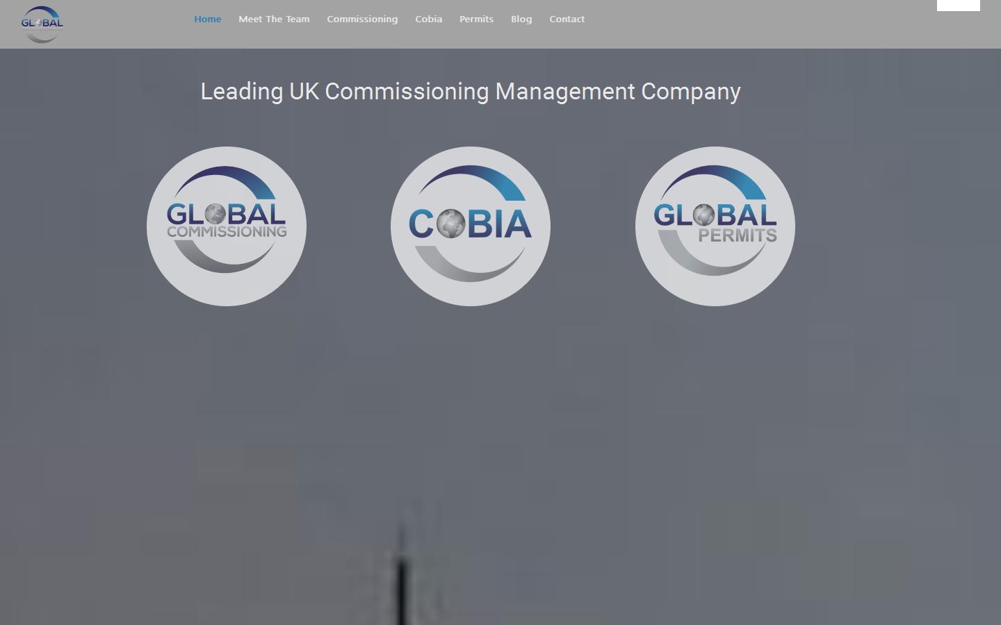 Global Commissioning Management and Software Ltd Website