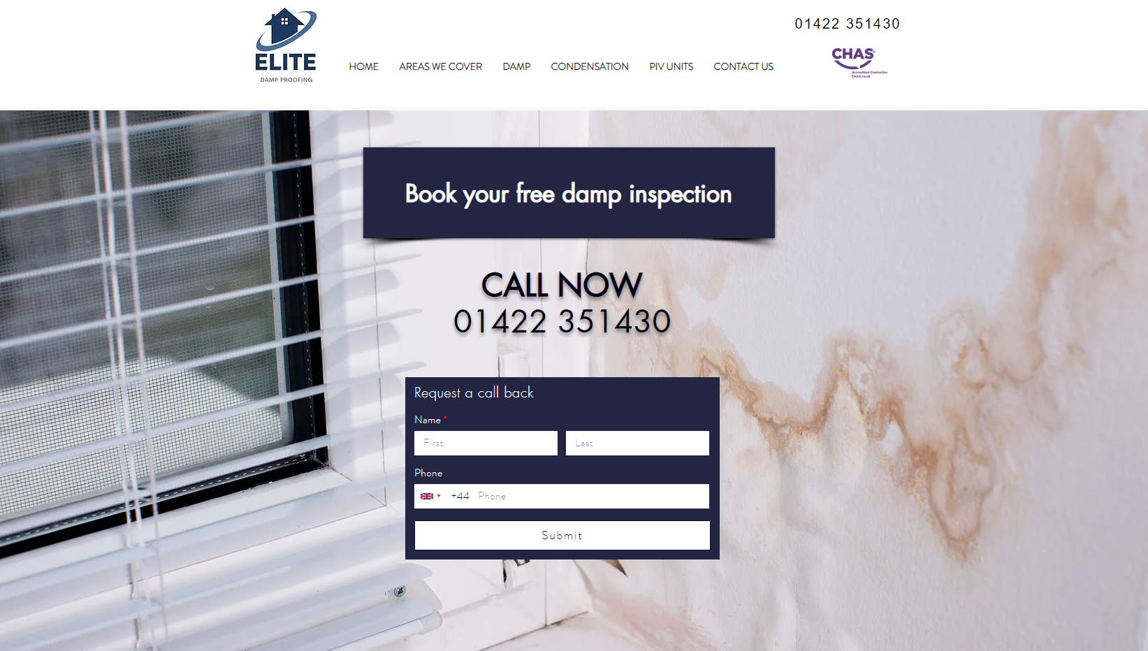 Elite Damp Proofing Website