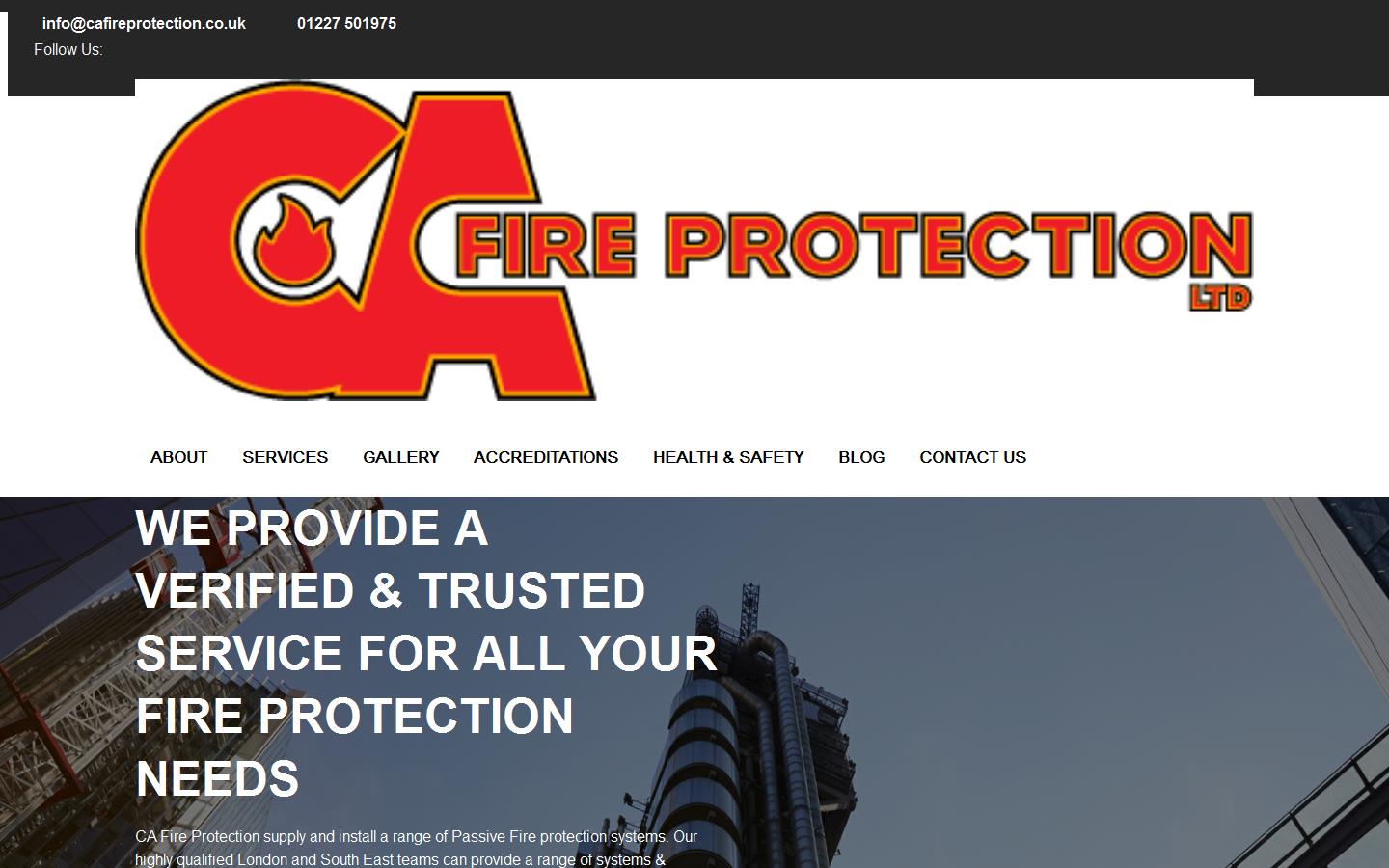 CA Fire Protection Website