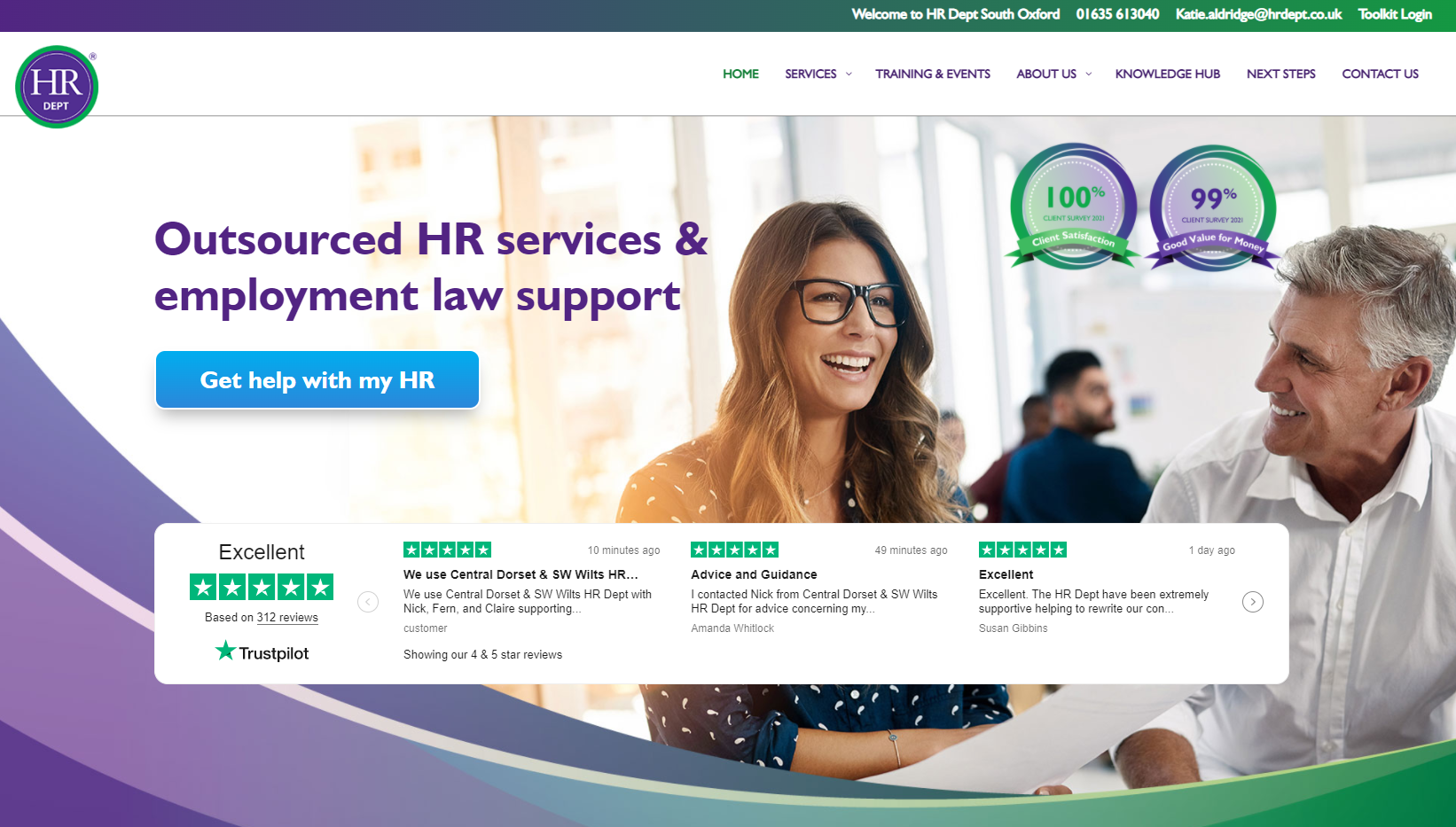 HR Dept South Oxford Website