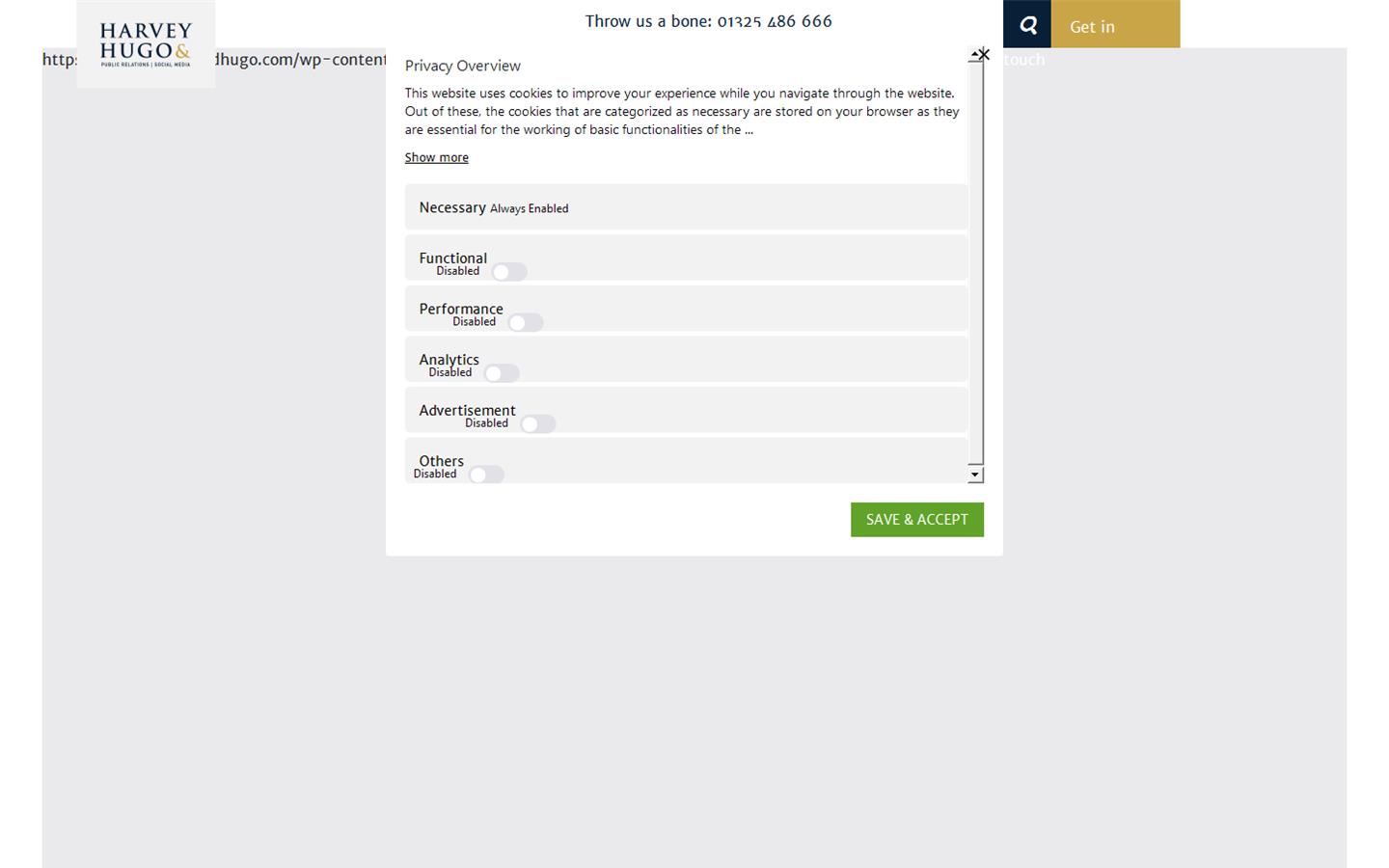 Harvey and Hugo Ltd Website