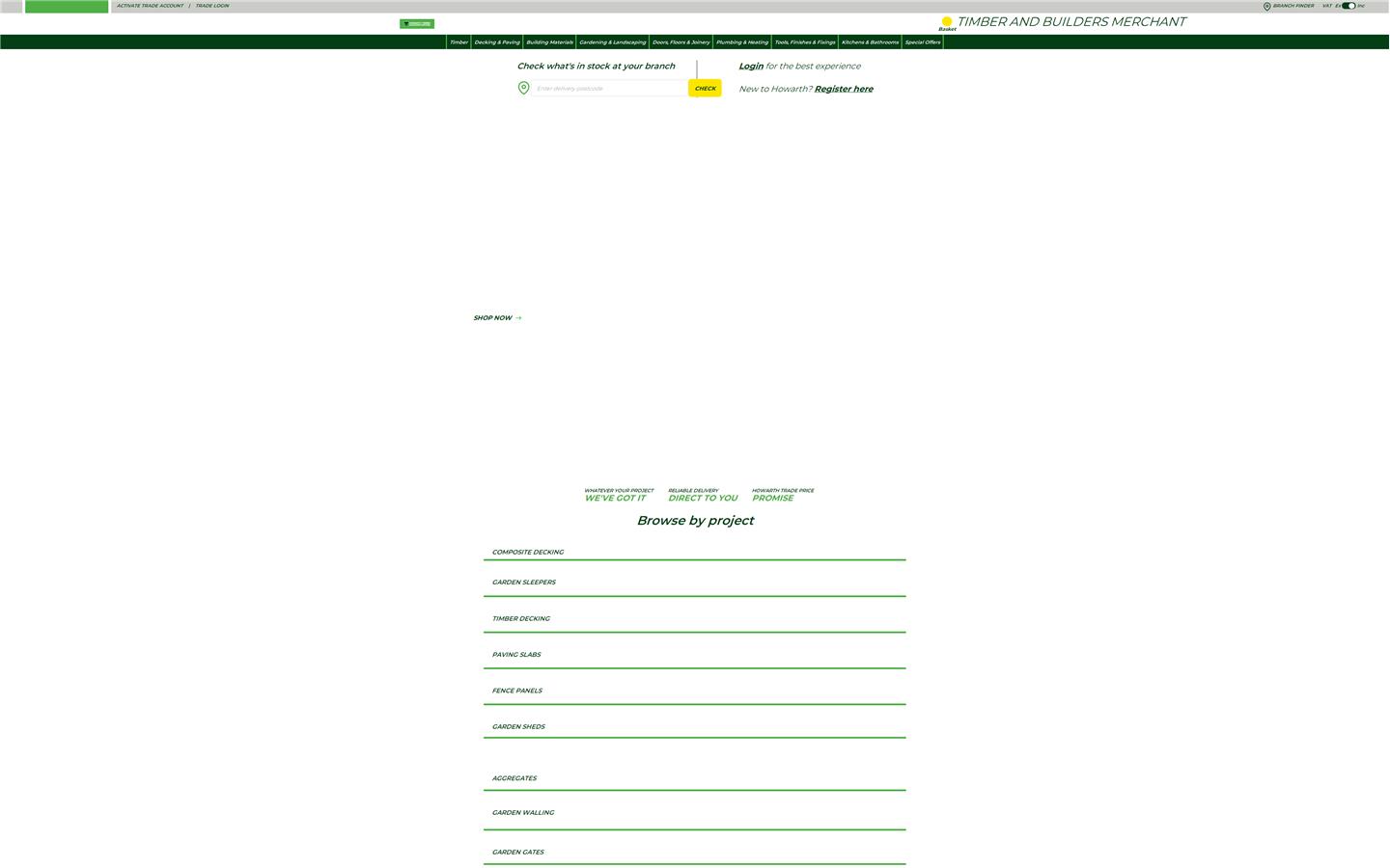 Howarth Timber Website