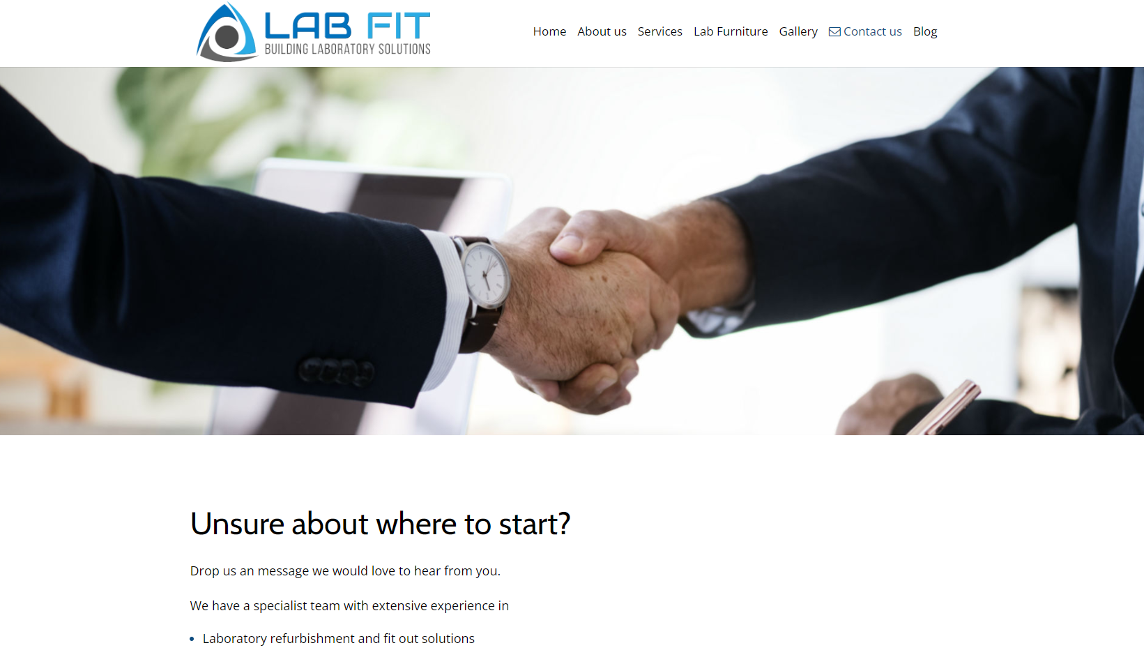 Lab Fit Website