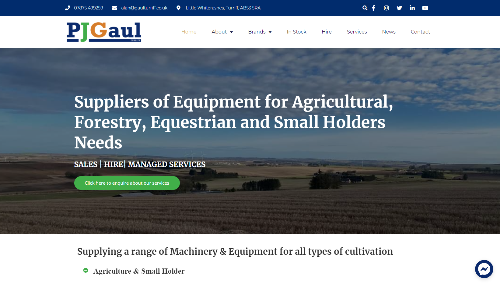 P J Gaul & Co Website
