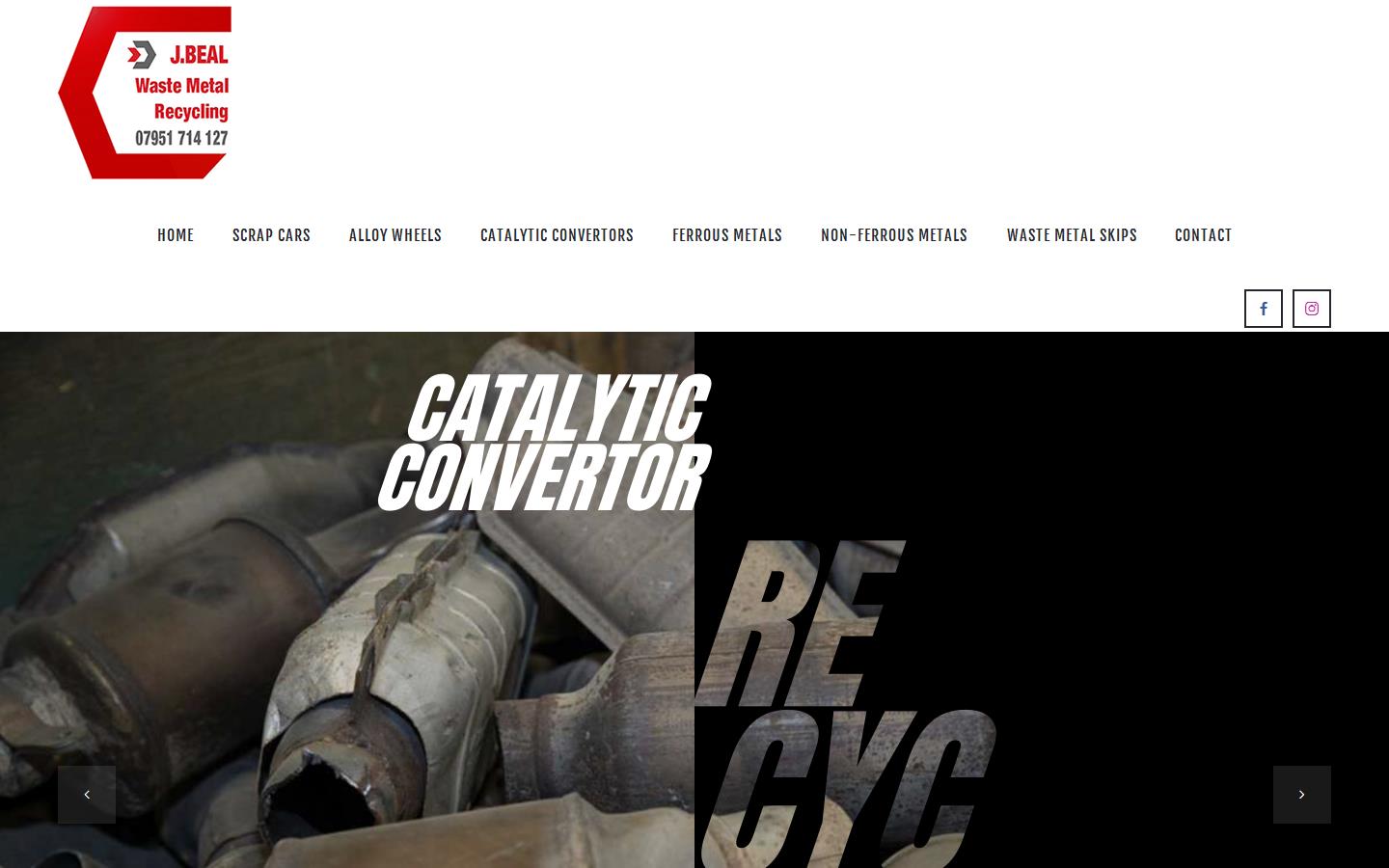 J Beal Waste Metal Recycling Website