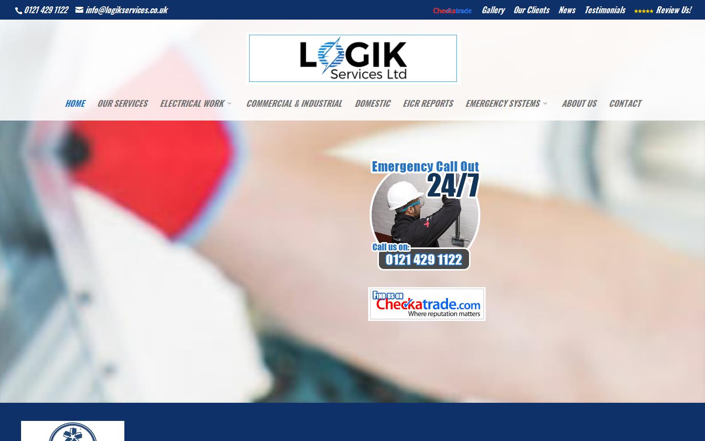 Logik Services Ltd Website