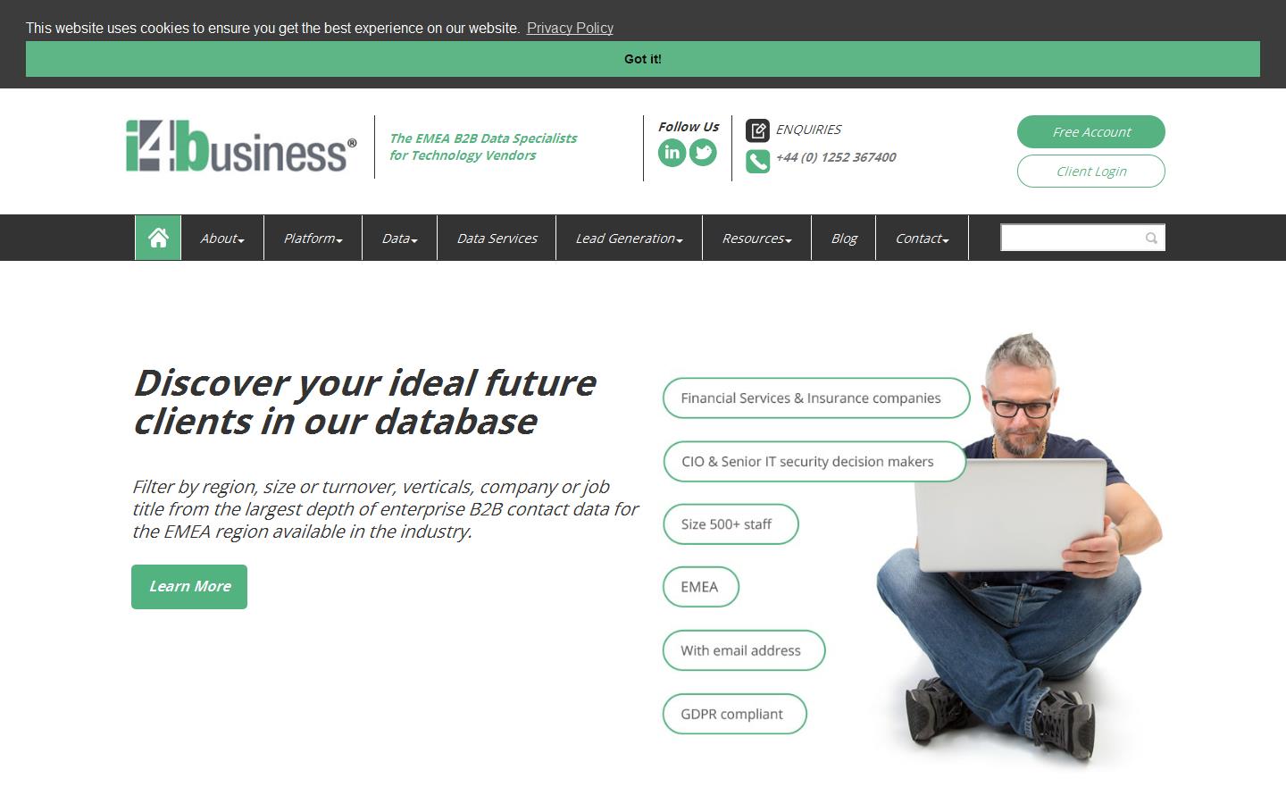 i-4business EMEA Ltd Website