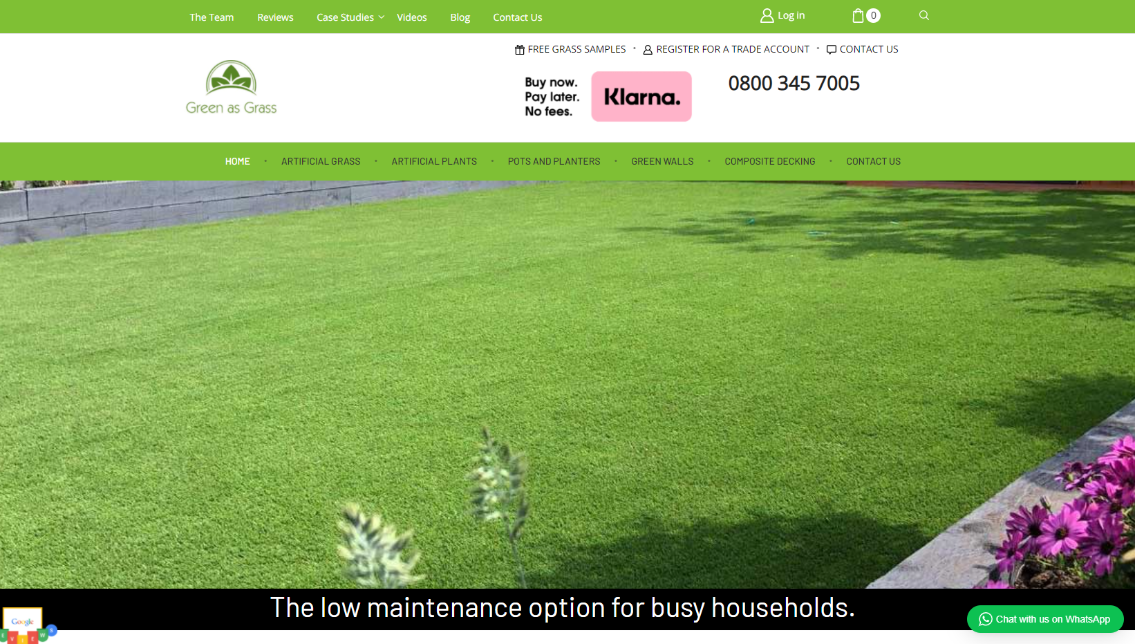 Green as Grass Website