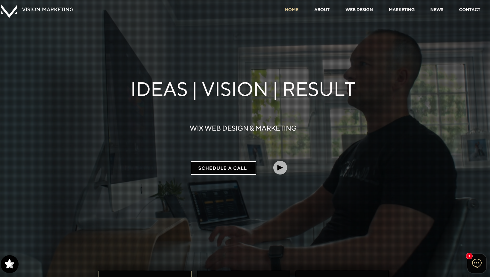 Vision Marketing Website