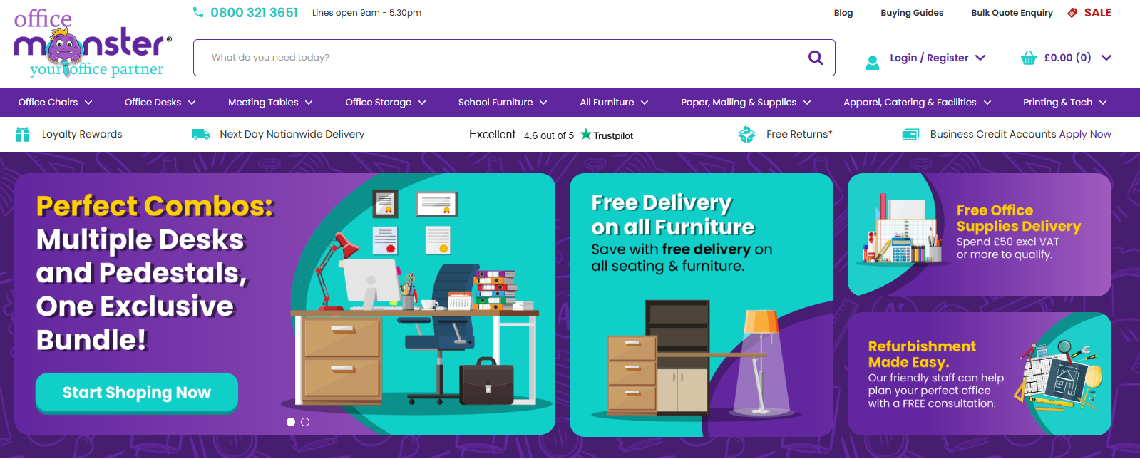 Office Monster Website