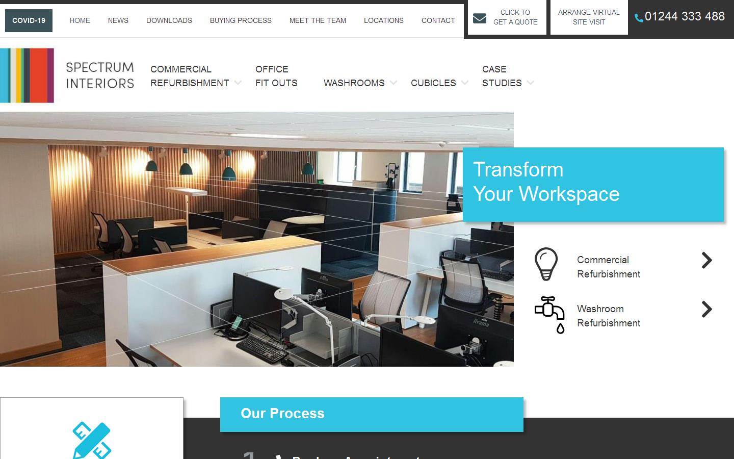 Spectrum Interiors Website