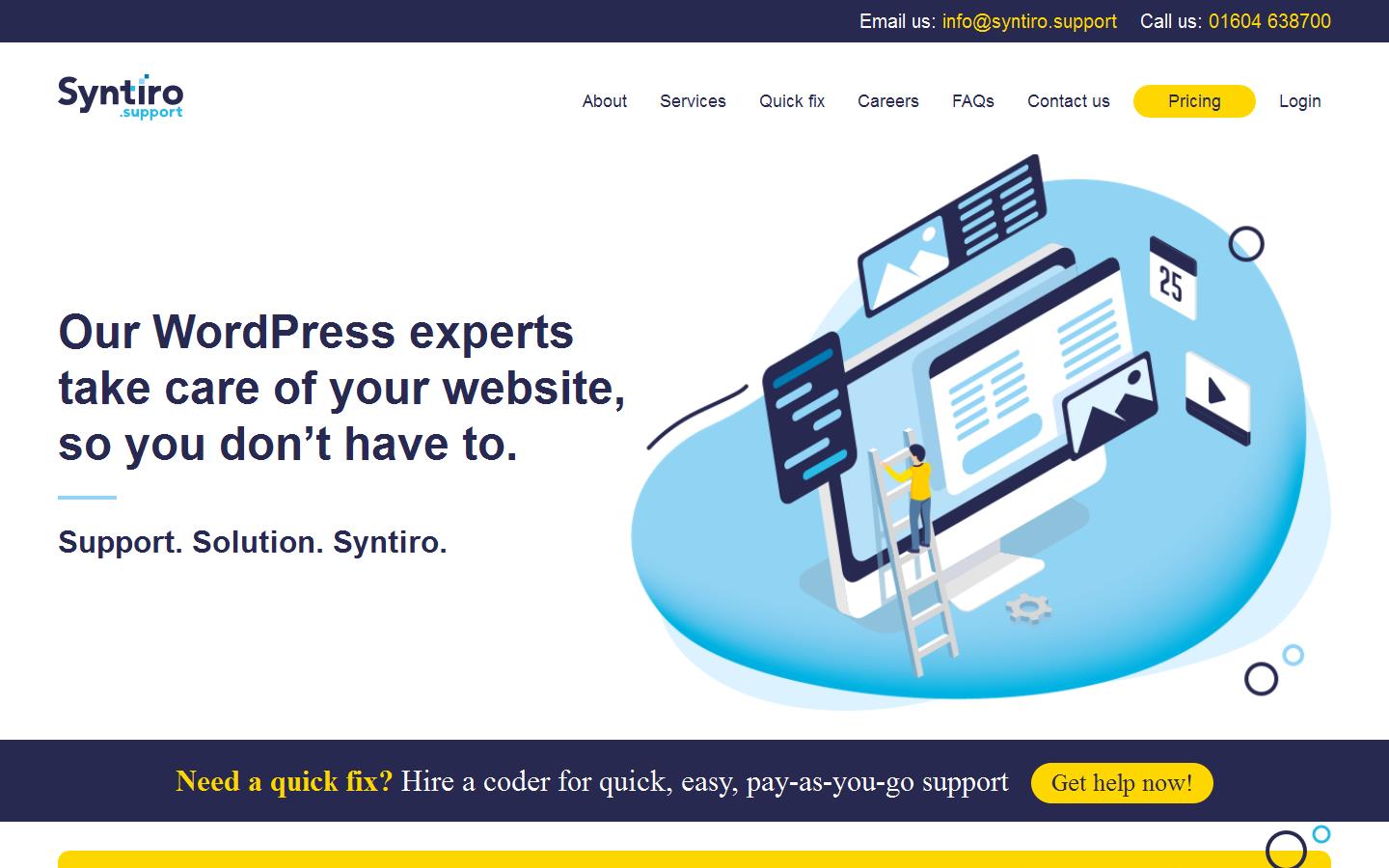 Syntiro Support Website