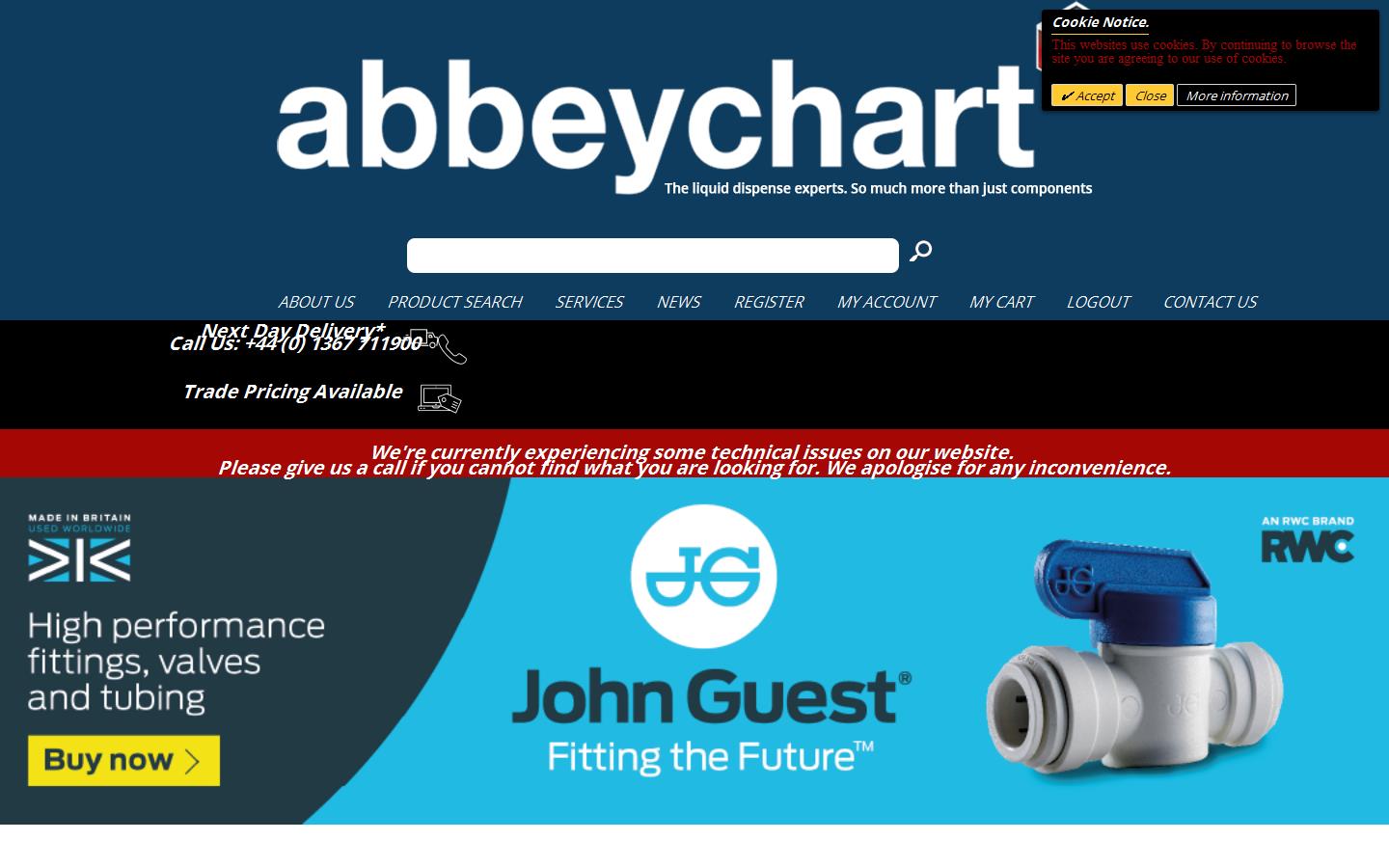 Abbeychart Website