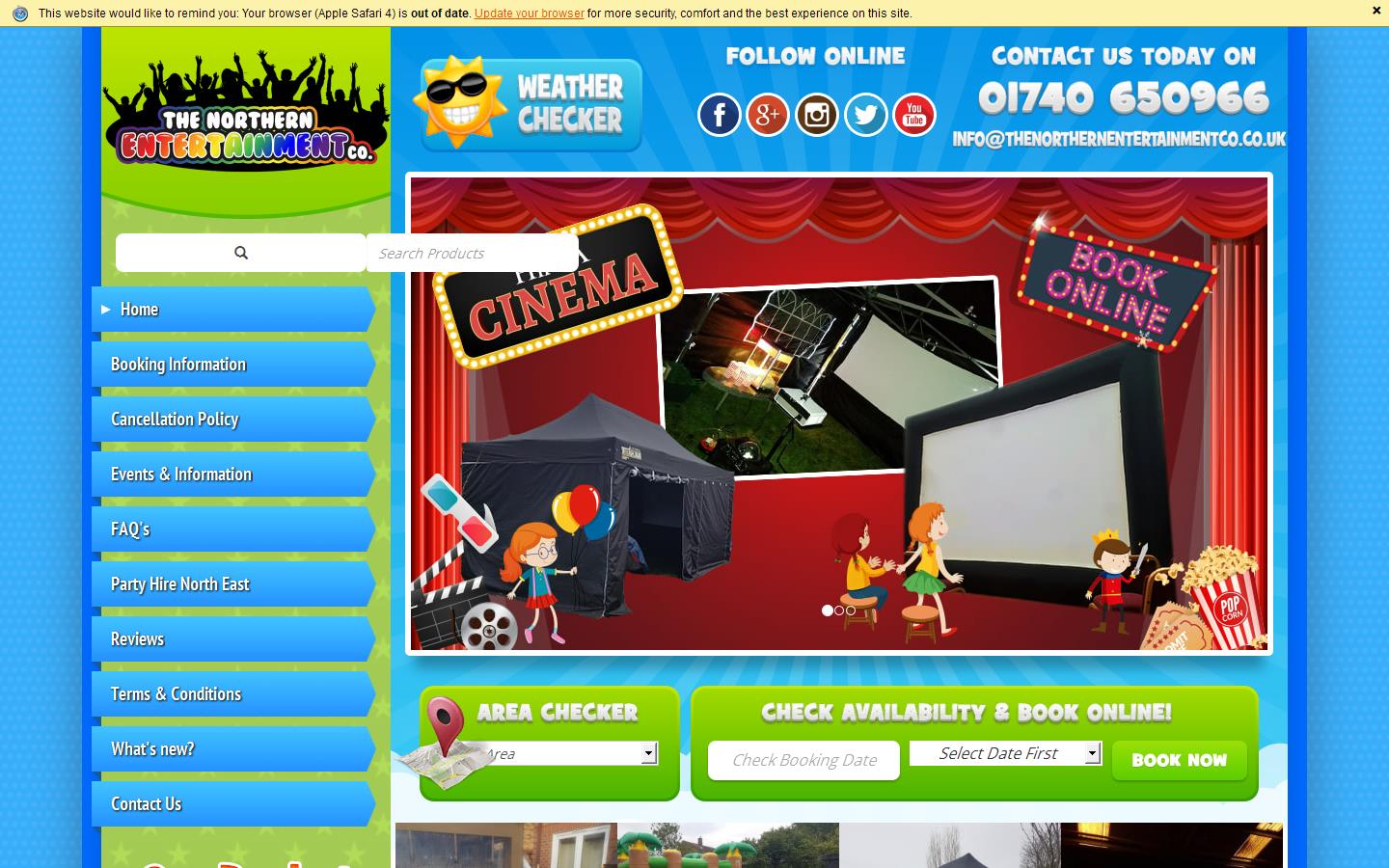 The Northern Entertainment Co Website