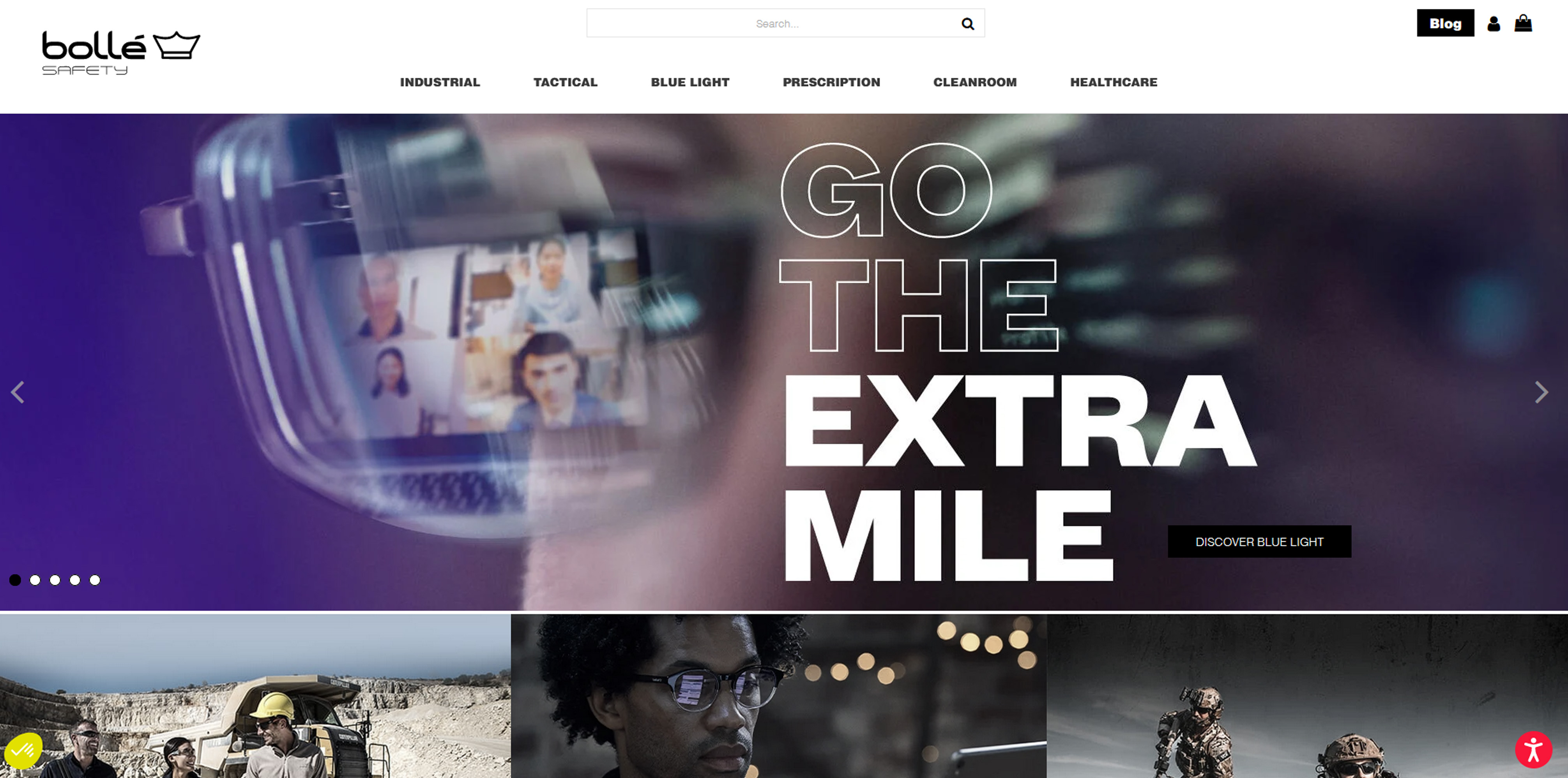 Bolle Safety Website