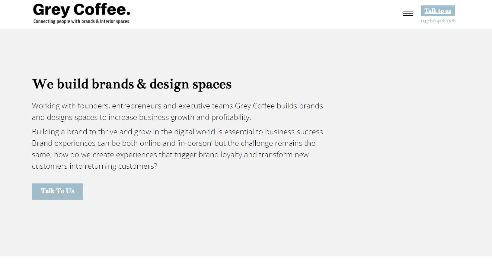 Grey Coffee Website