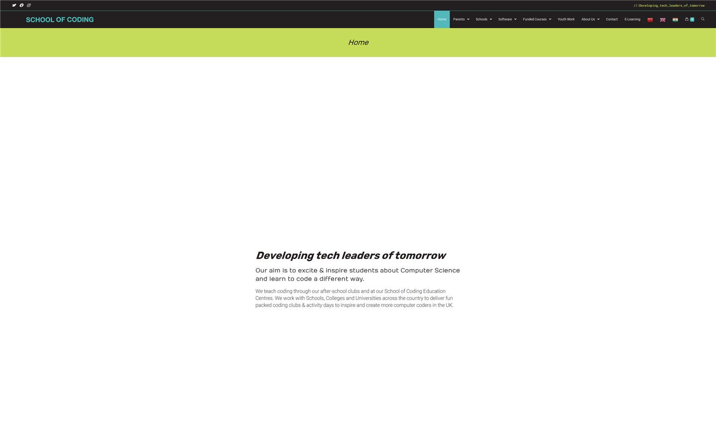 School of Coding Website