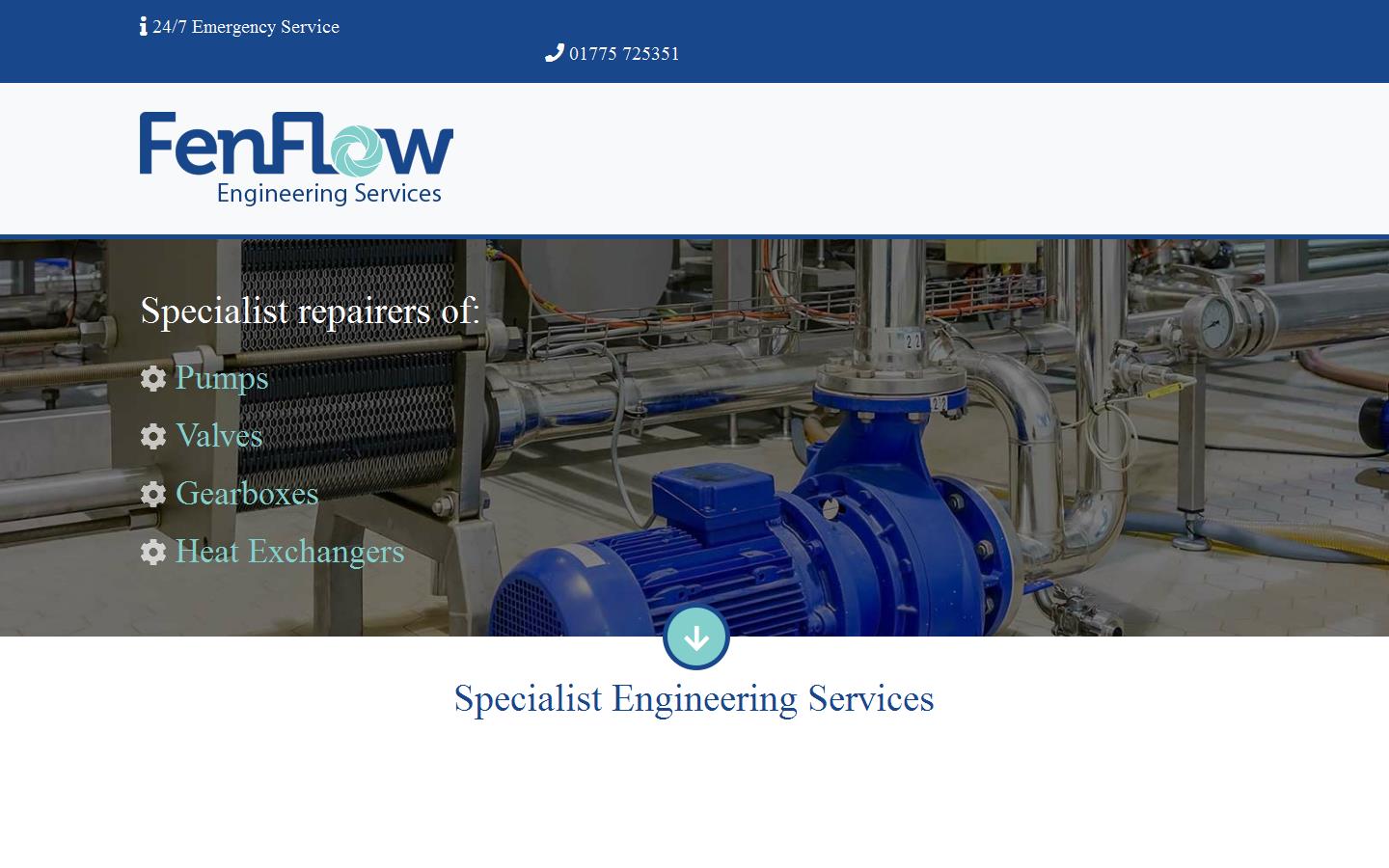 Fenflow Ltd Website