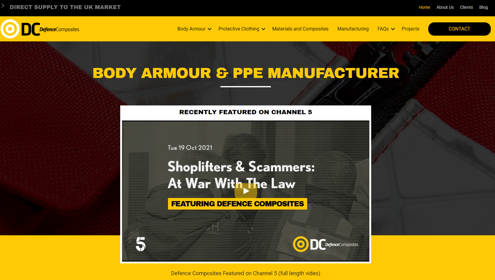 Defence Composites Website