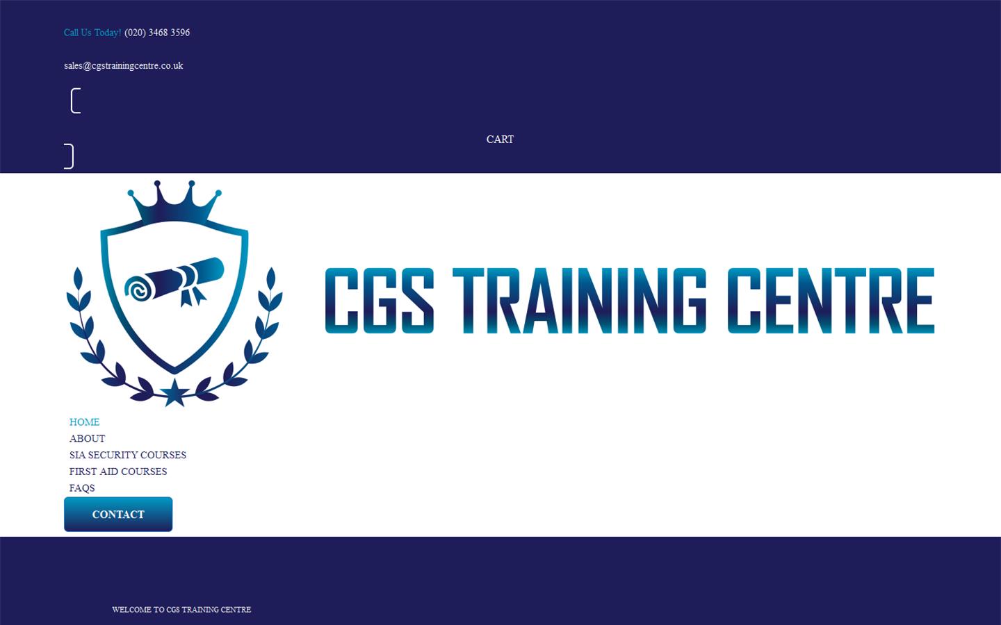 CGS Training Centre Website
