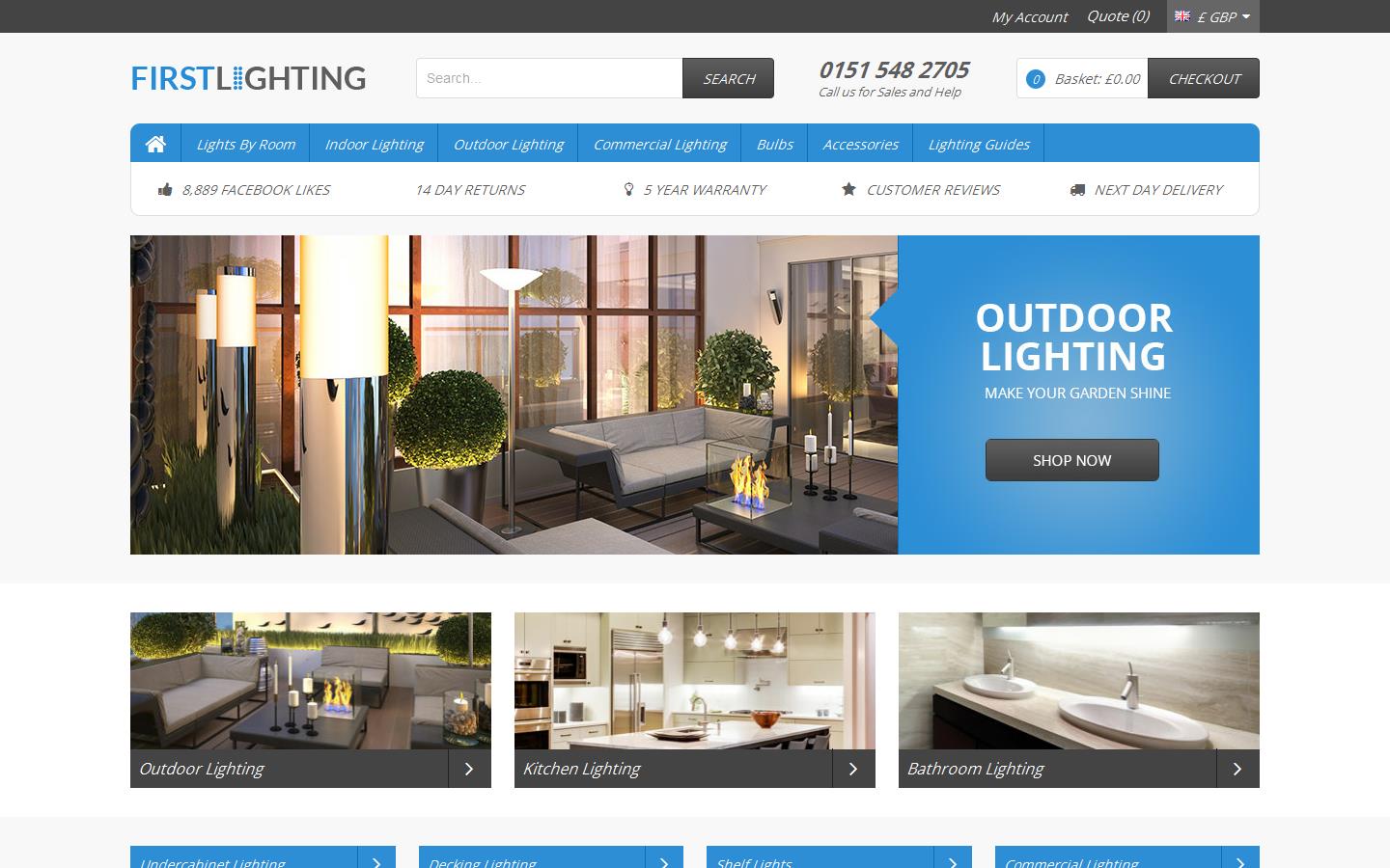 First Lighting Website