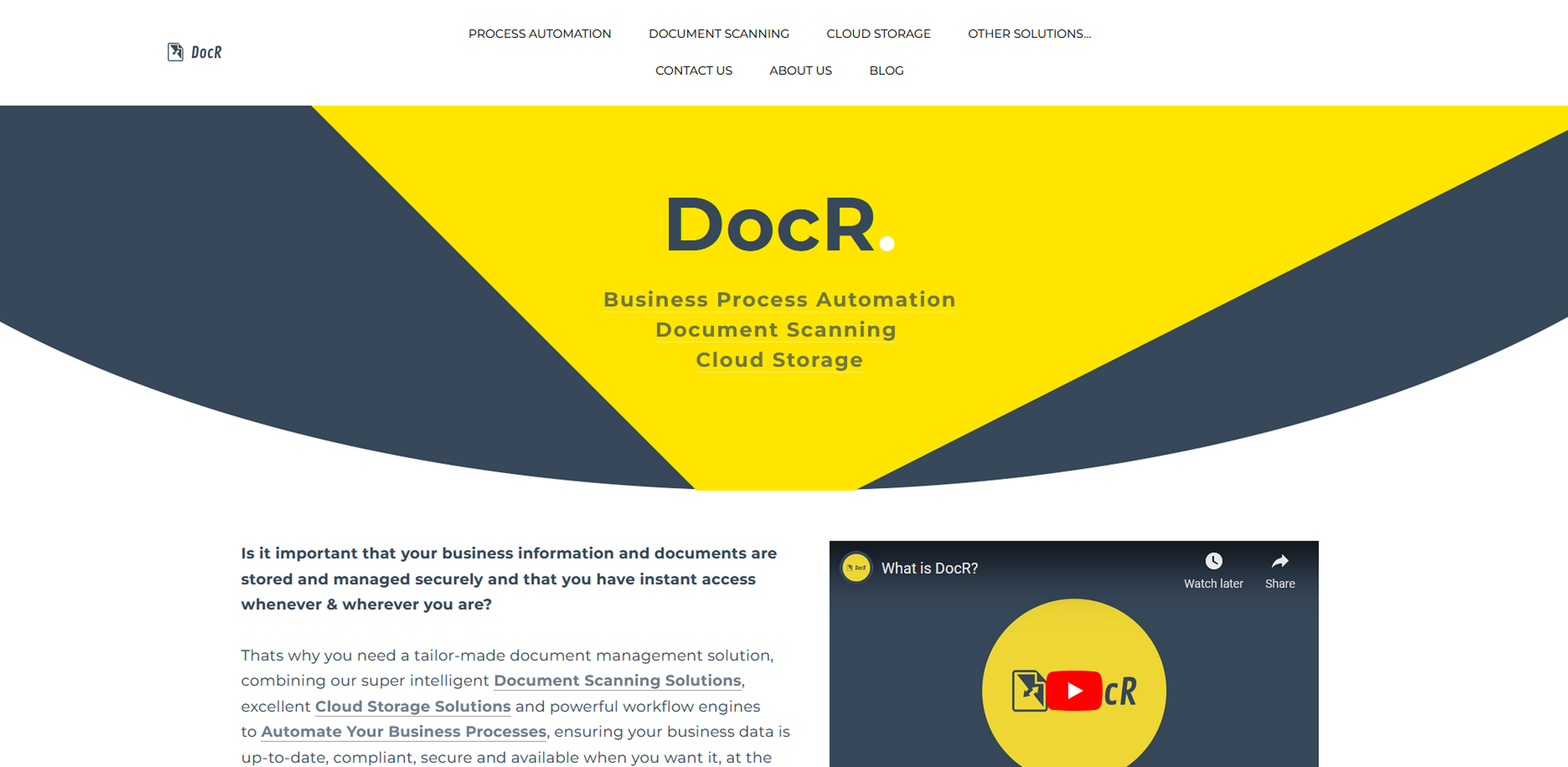 DocR Management Website