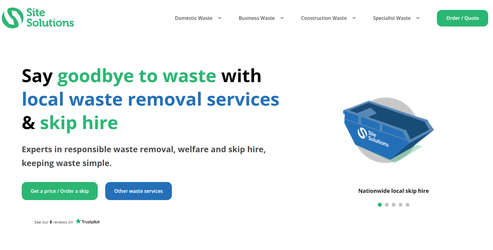 Site Solutions Website