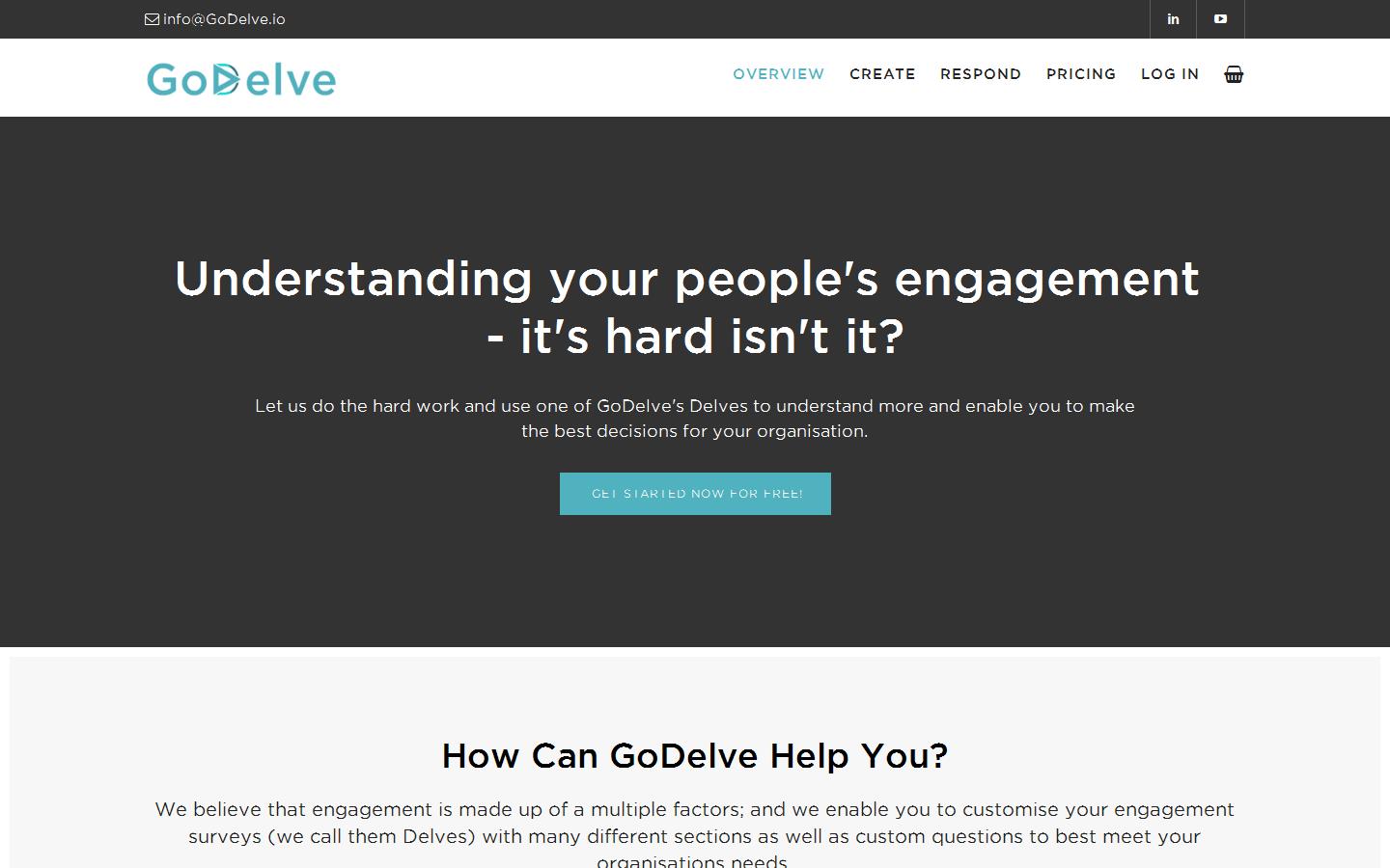 GoDelve Website