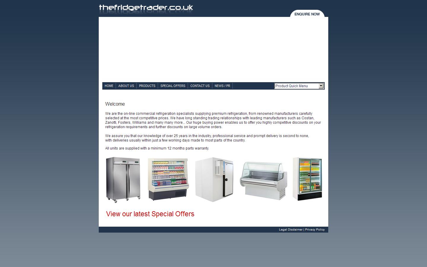 The Fridgetrader Website