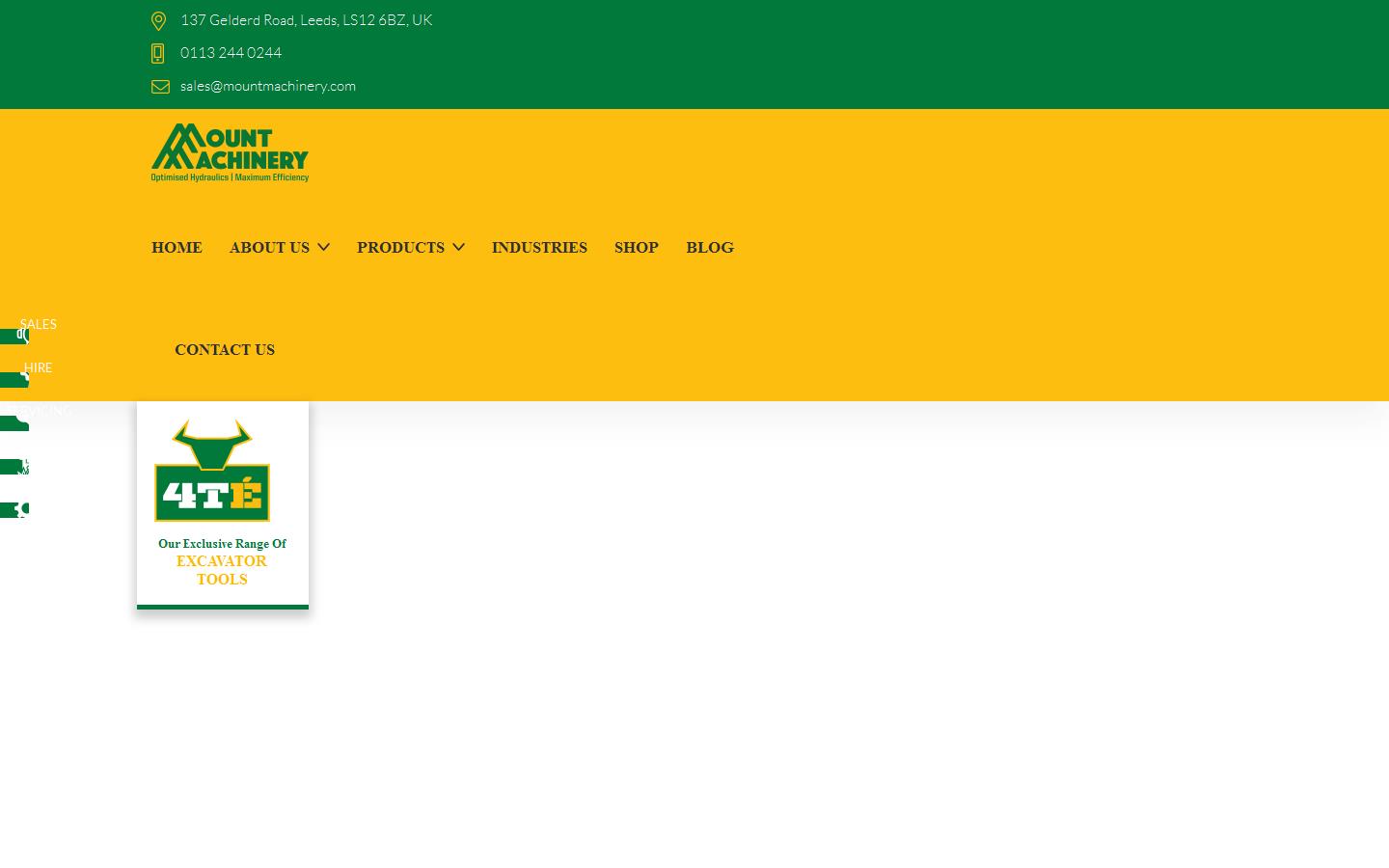 Mount Machinery Website