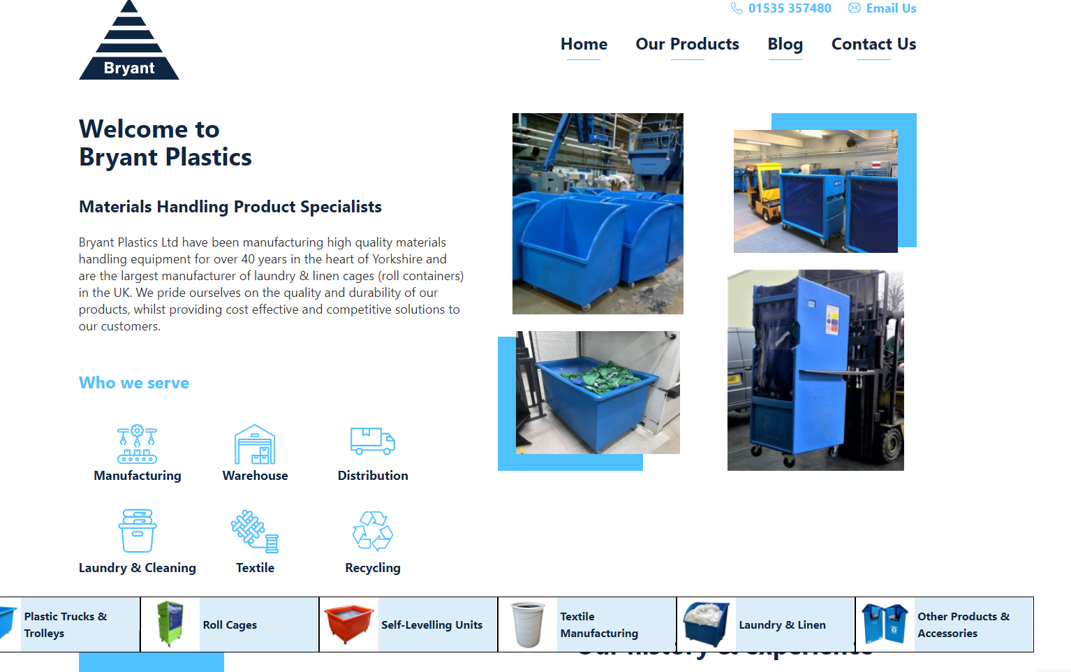 Bryants Plastic Products Ltd Website