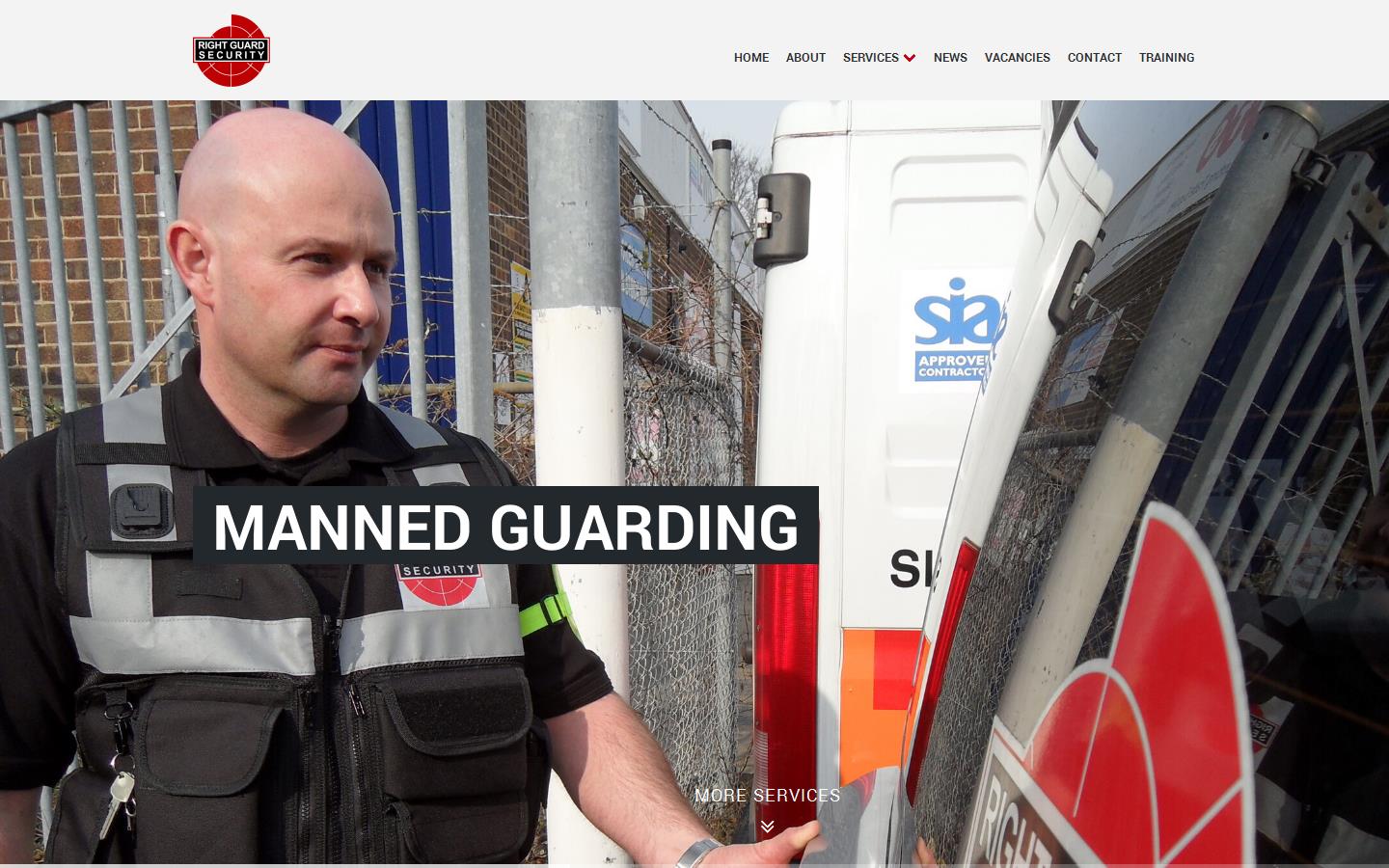Right Guard Security Website