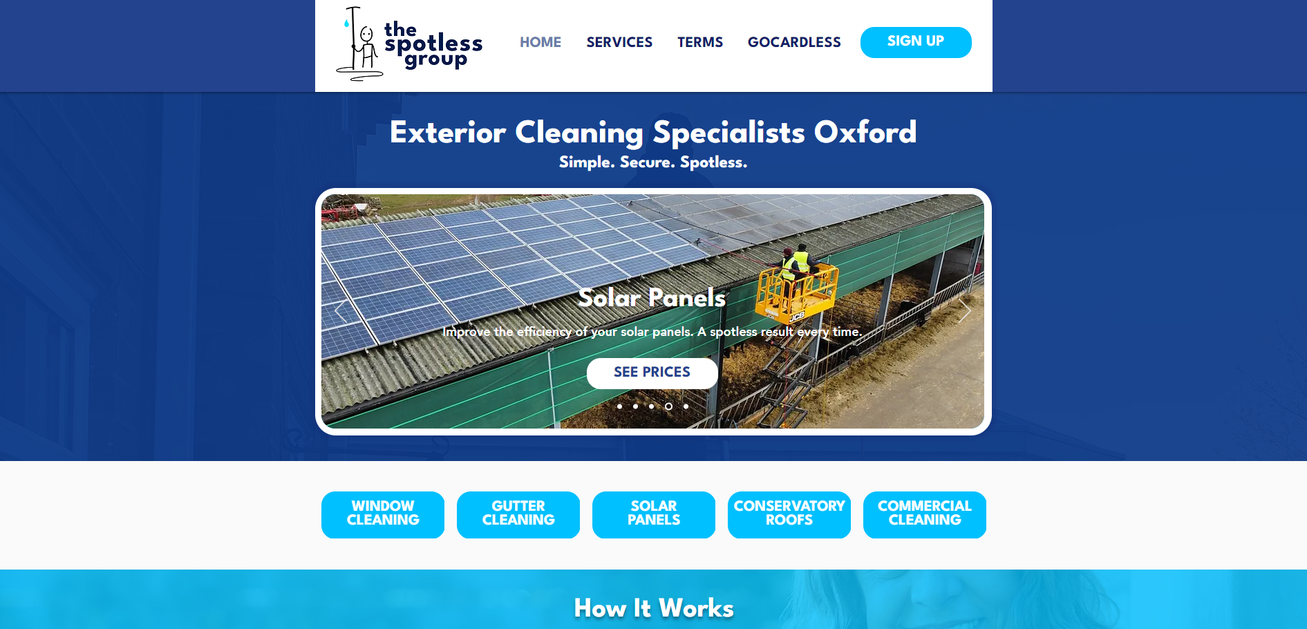 The Spotless Group Website