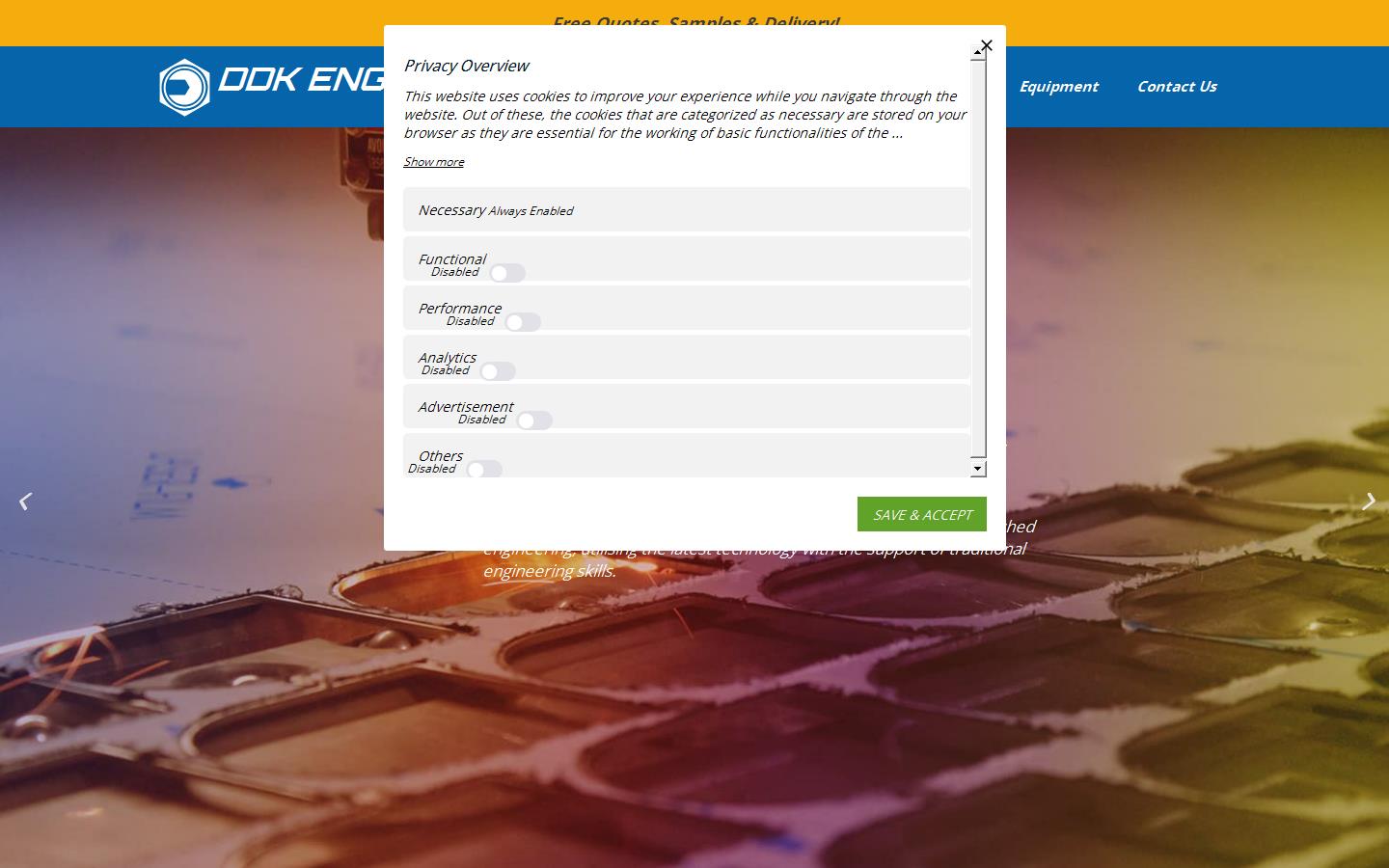 DDK Engineering  Website